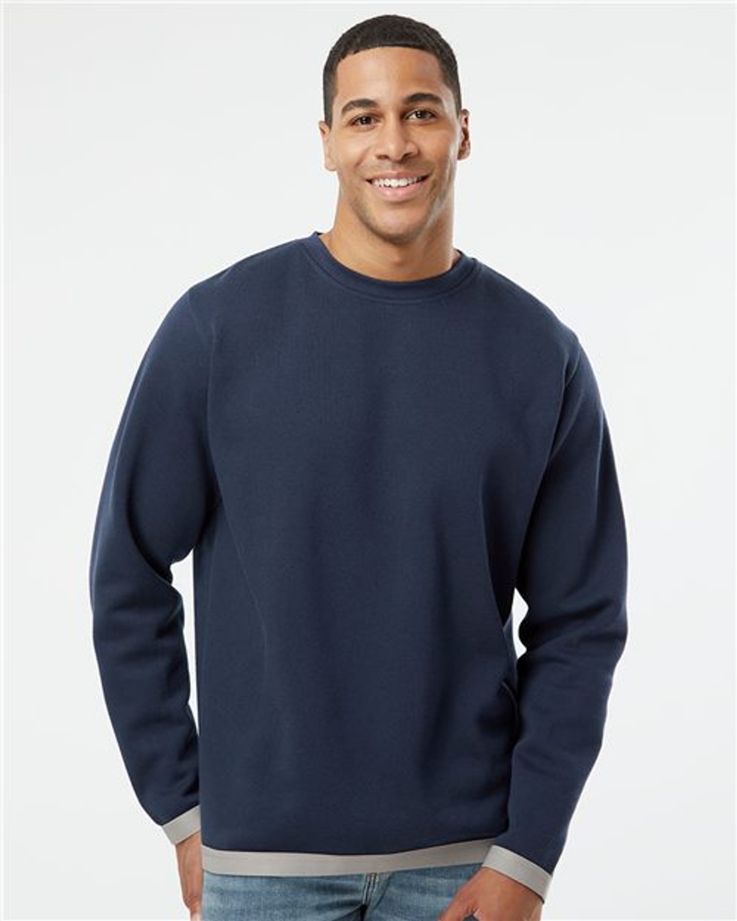 The Statement Fleece Crewneck Sweatshirt [6789]