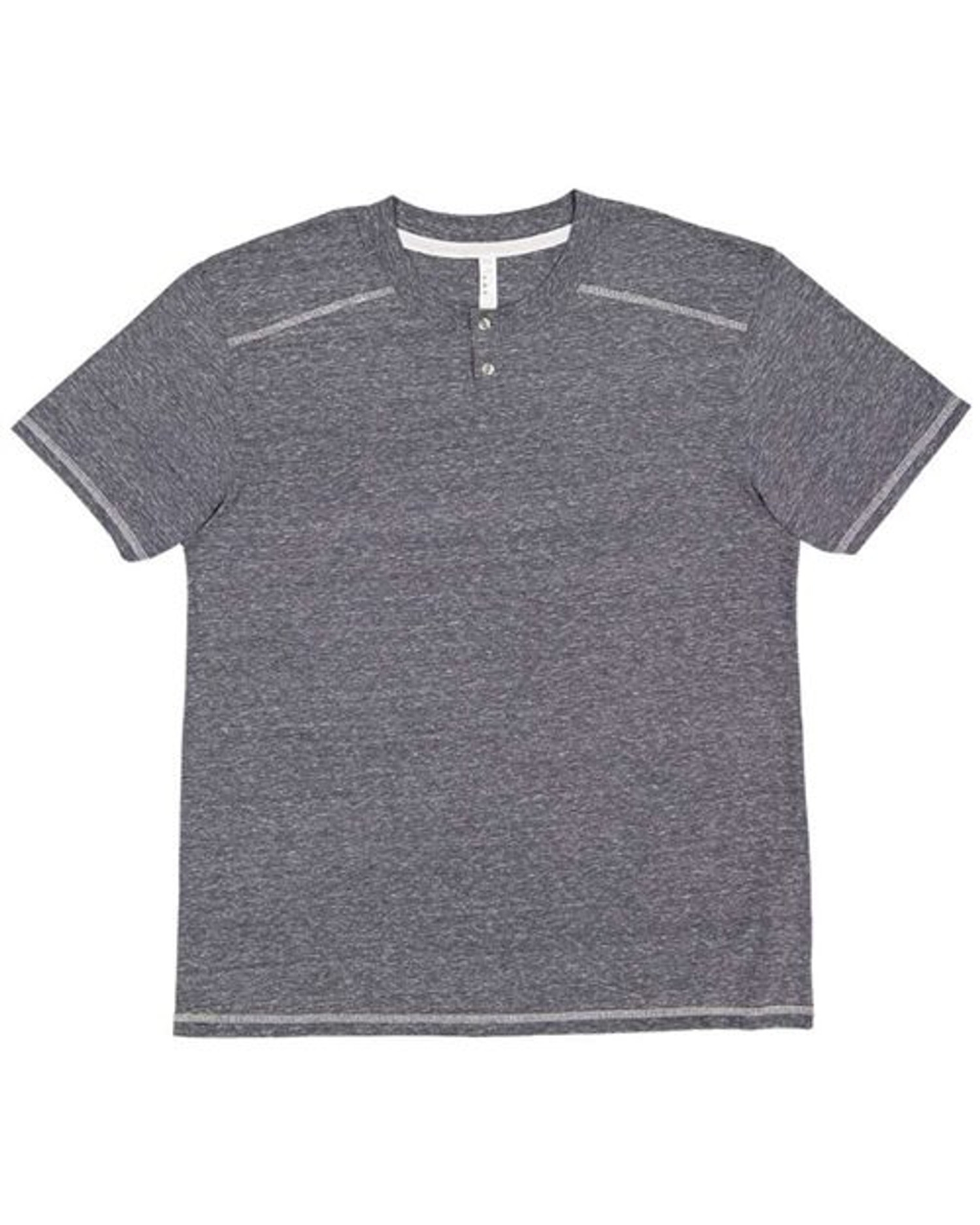 Harborside Mélange Jersey Henley [6992]