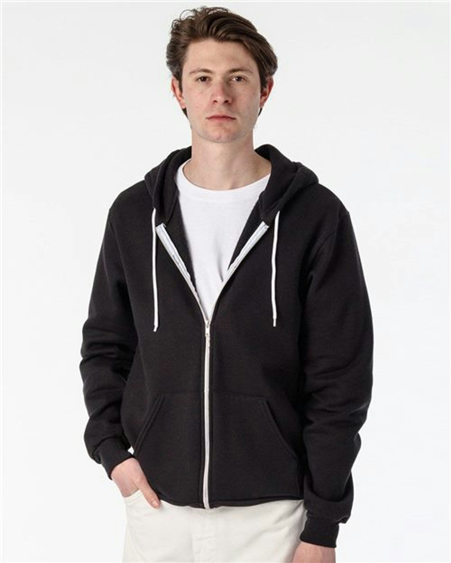 USA-Made Flex Fleece Full-Zip Hooded Sweatshirt [F97]