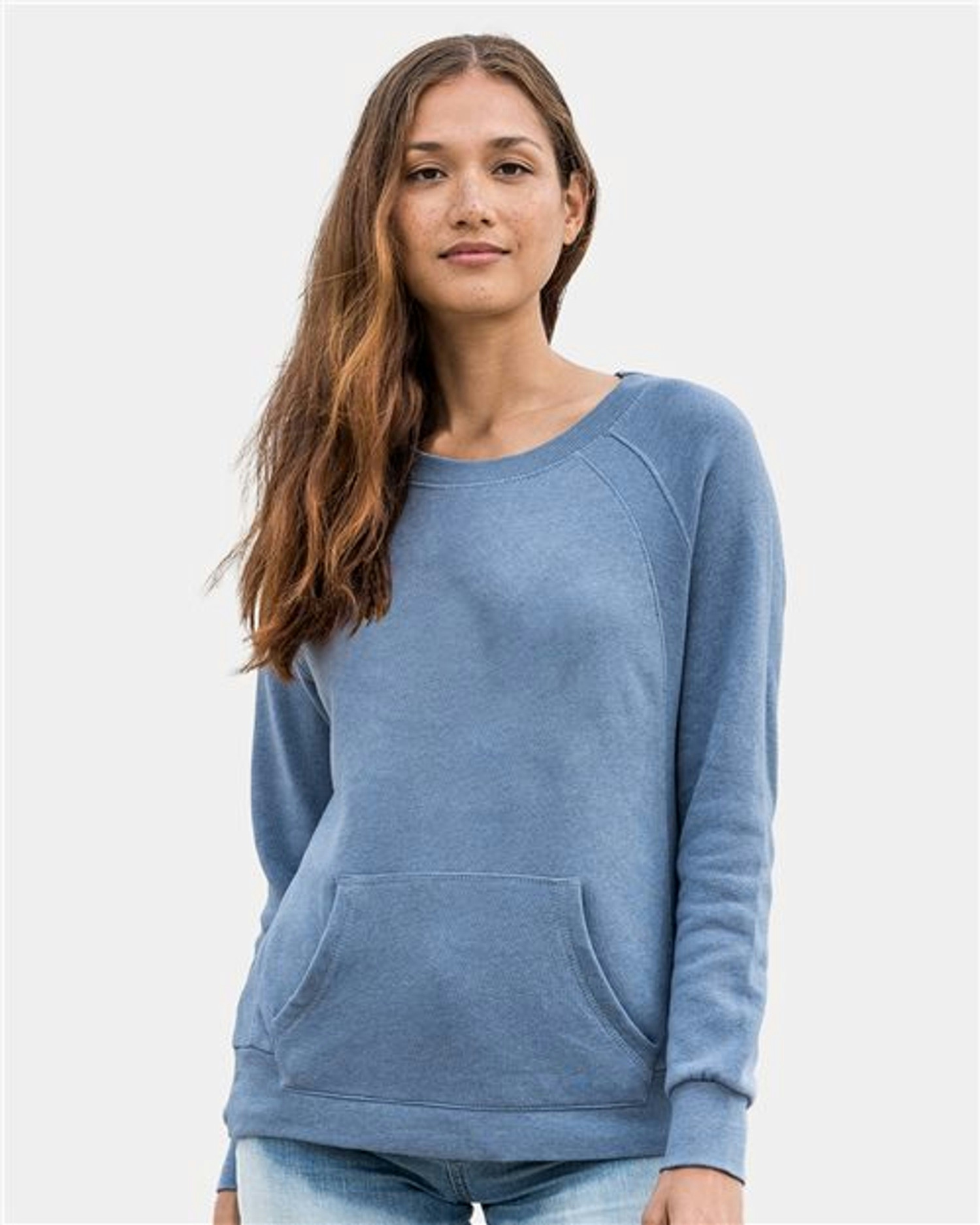 Women's Michaela Angel Fleece Crewneck Sweatshirt [W20170]