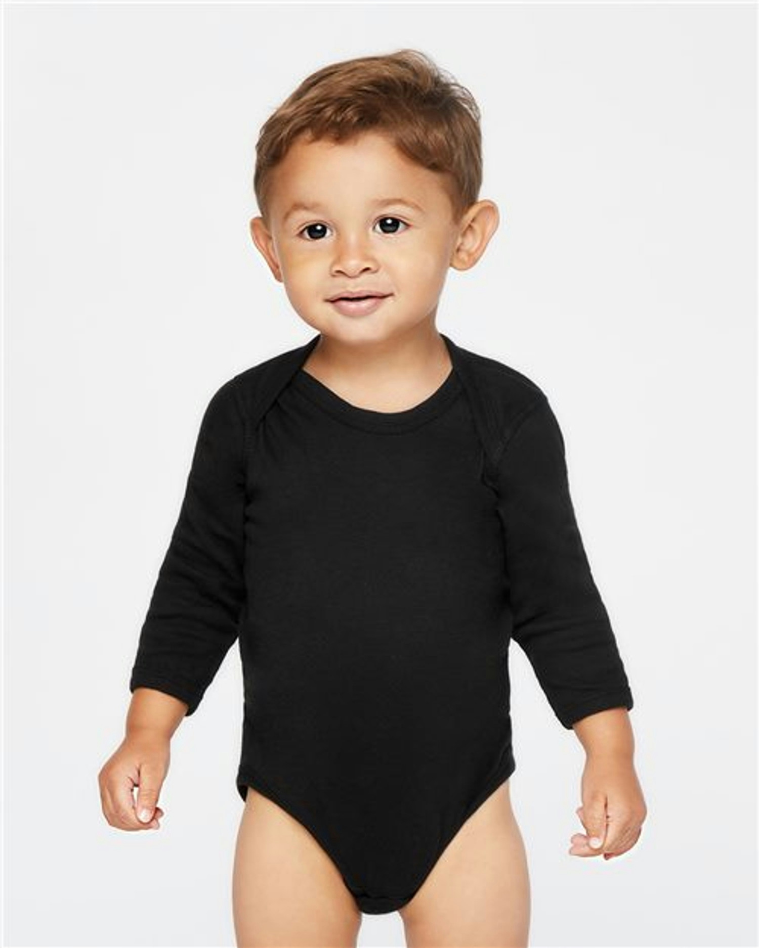 Infant Long Sleeve Baby Rib Bodysuit [4411]