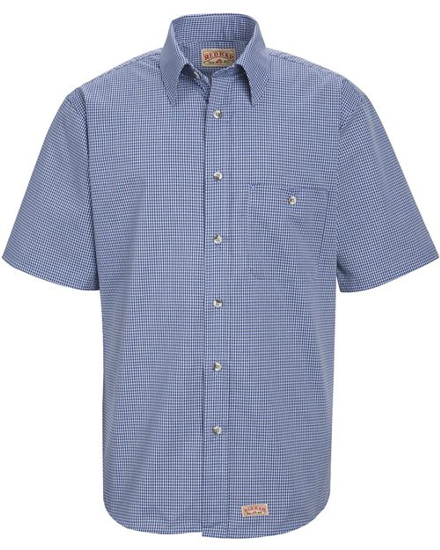 Mini-Plaid Uniform Short Sleeve Shirt [SP84]