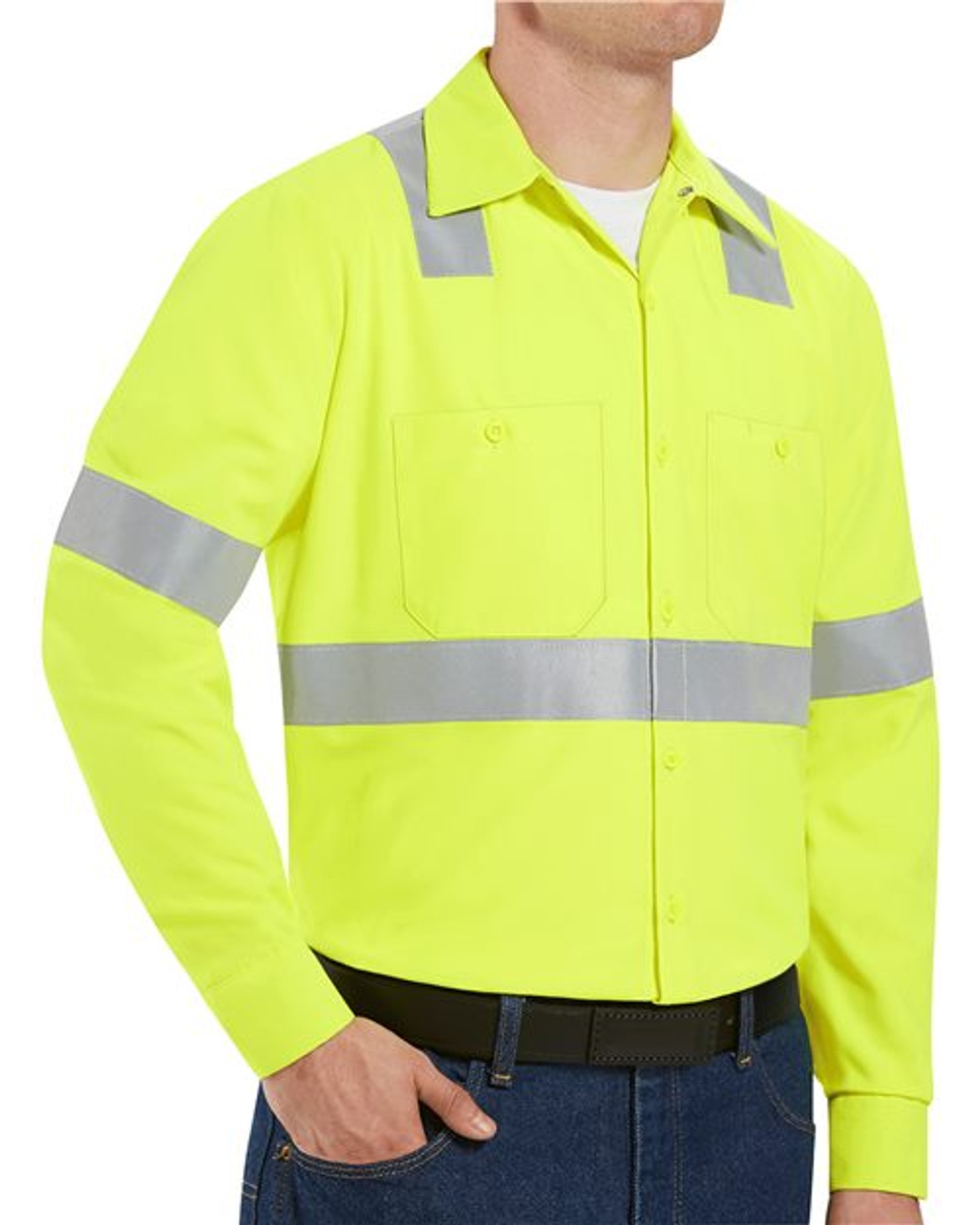 High Visibility Work Shirt Tall Sizes [SS14HVT]