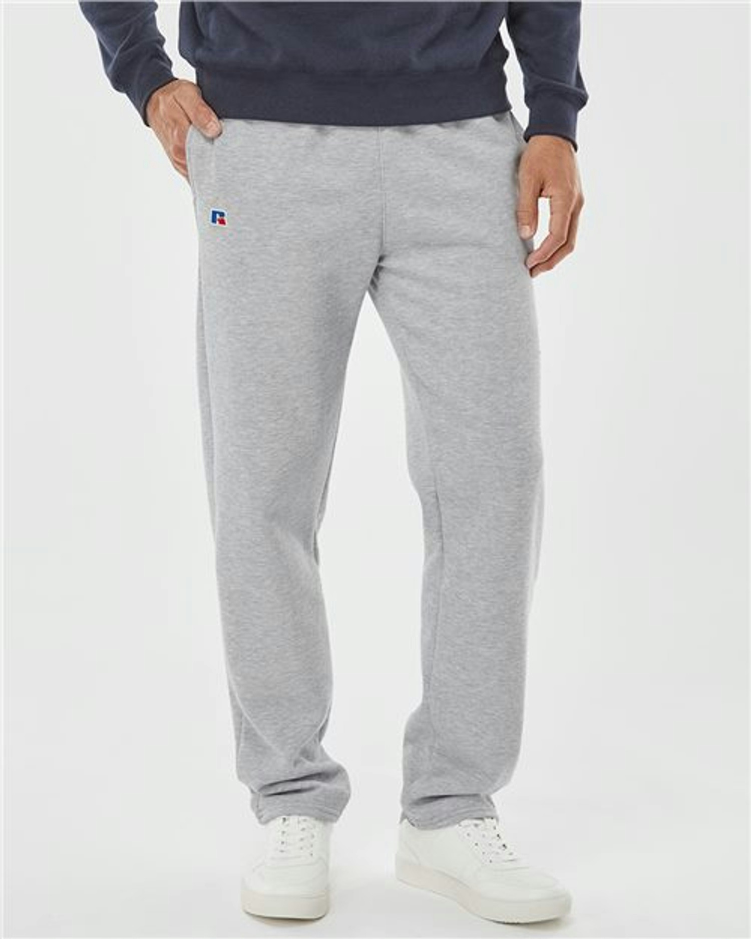 Cotton Rich Open-Bottom Sweatpants [82ANSM]