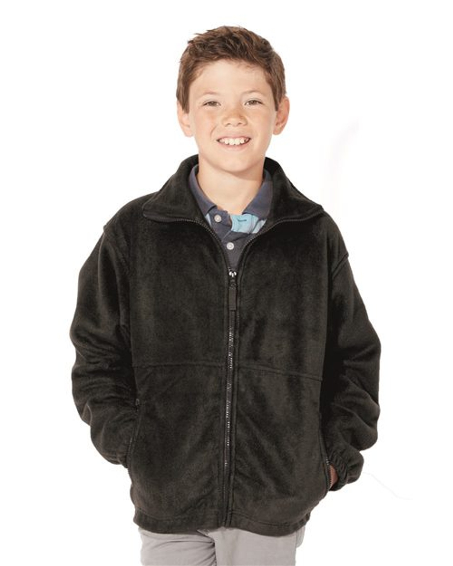 Youth Fleece Full-Zip Jacket [4061]