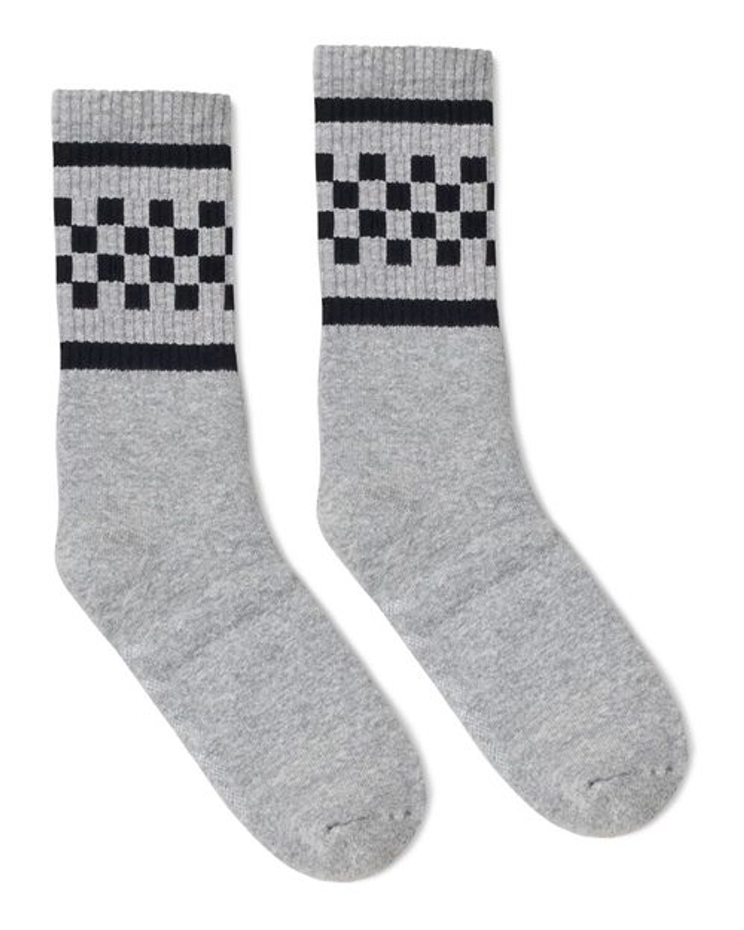 USA-Made Checkered Crew Socks [SC300]