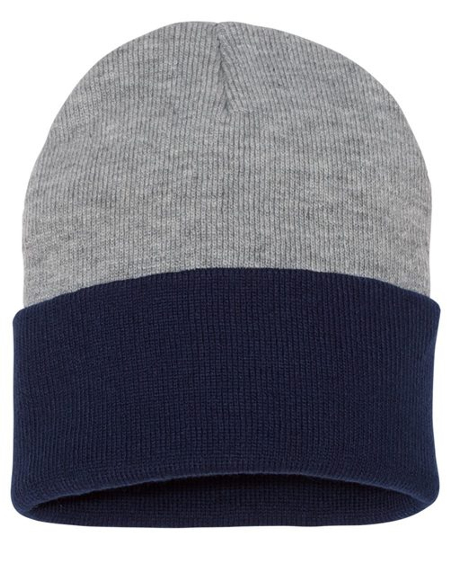 12" Color Blocked Cuffed Beanie [SP12T]