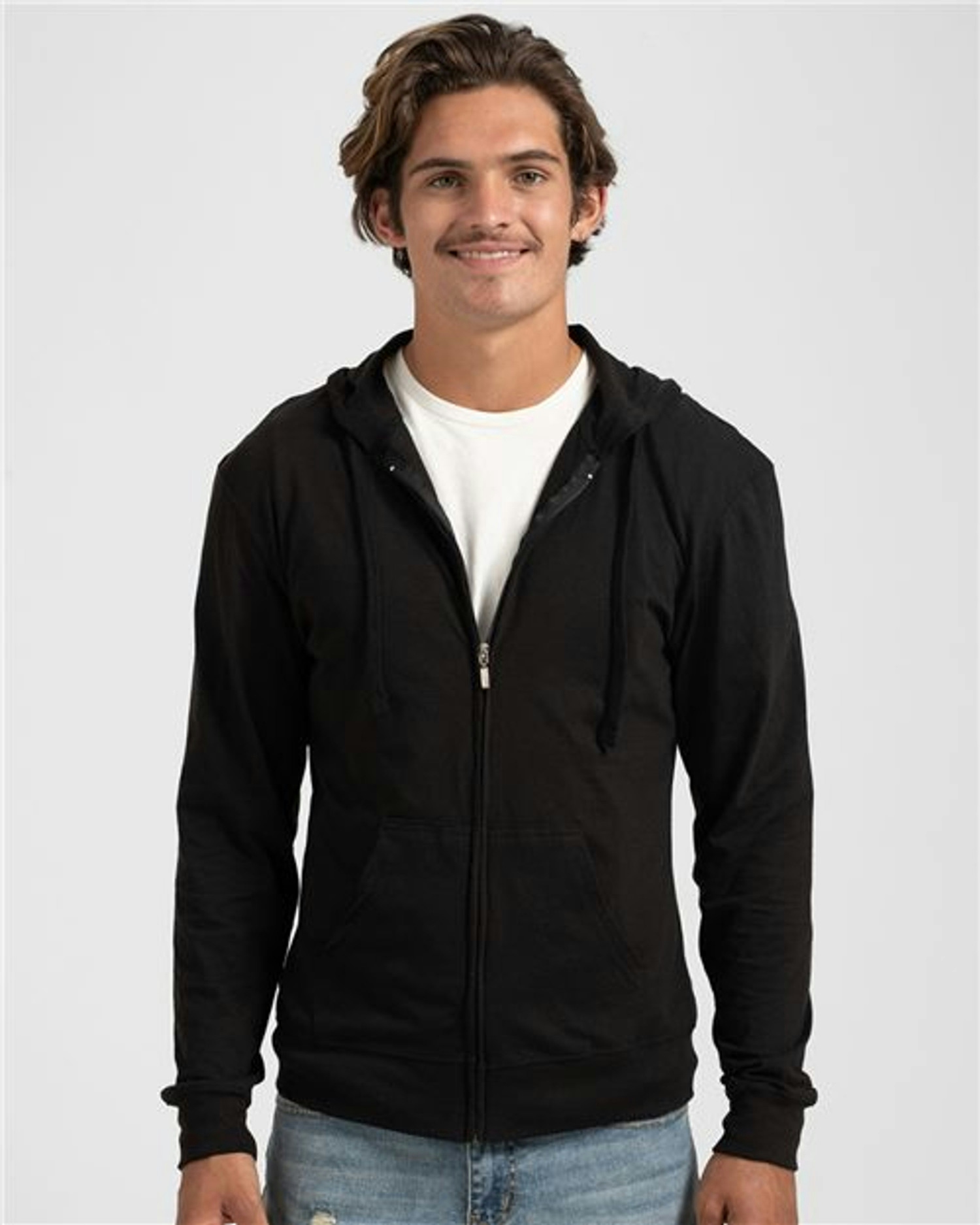 Beach Full-Zip Hooded Long Sleeve T-Shirt [260]