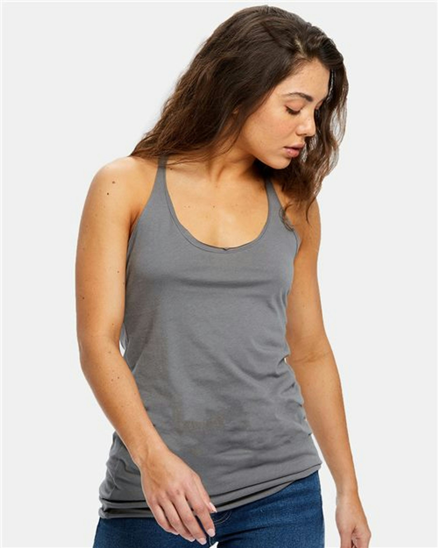 Women's Raw Edge Racer Tank Top [US575]