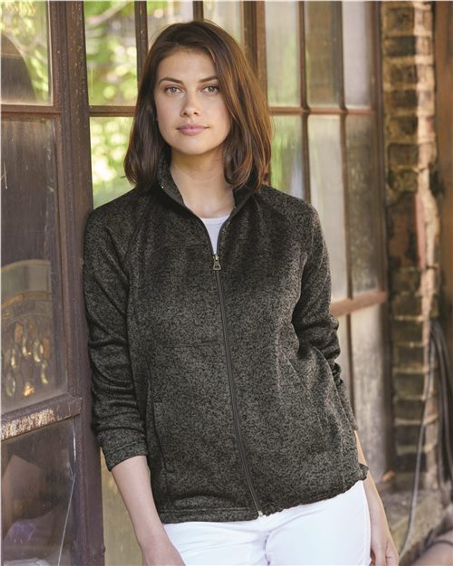 Women’s Vintage Sweaterfleece Full-Zip Sweatshirt [W198013]