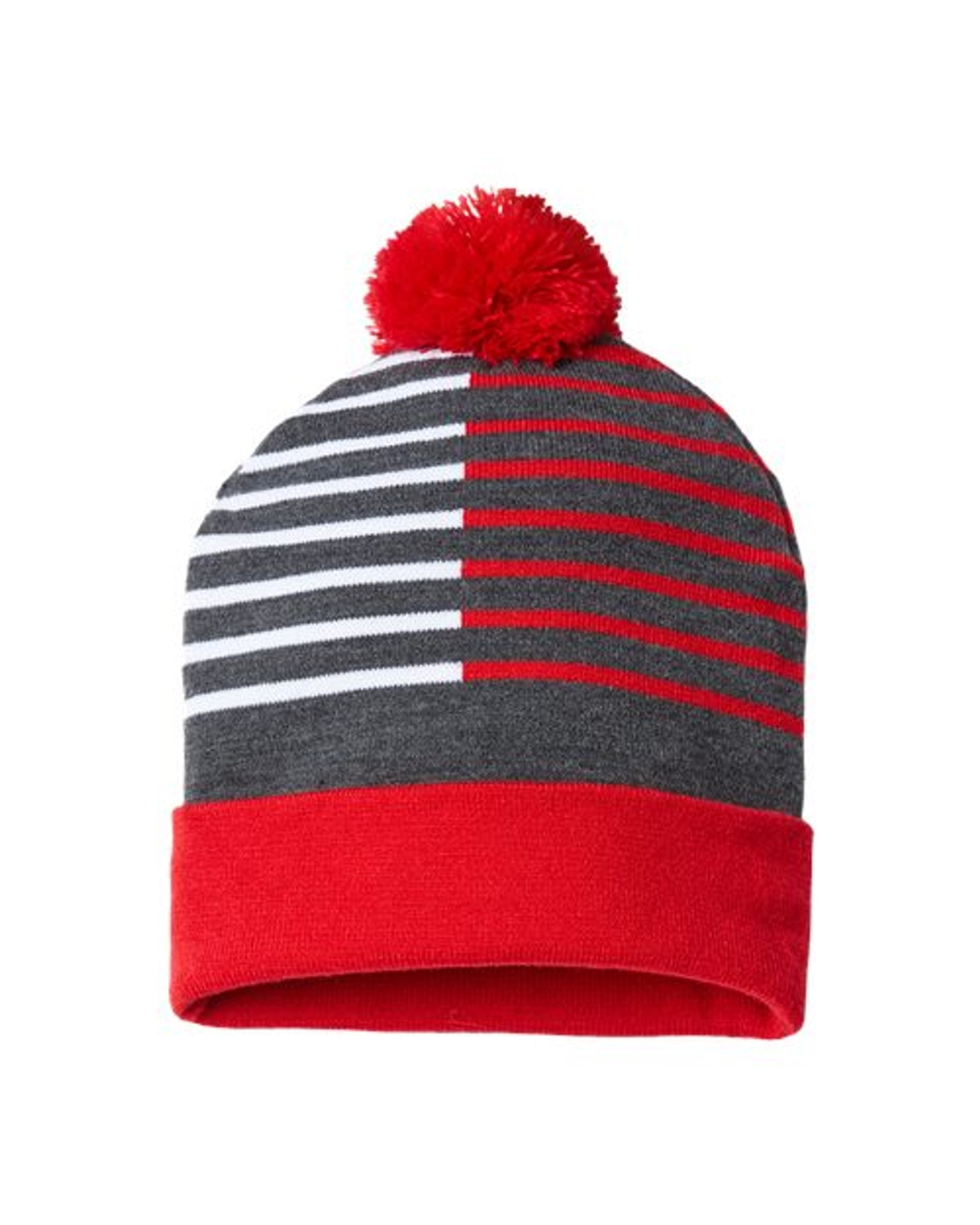 USA-Made Half Color Beanie [RKH12]