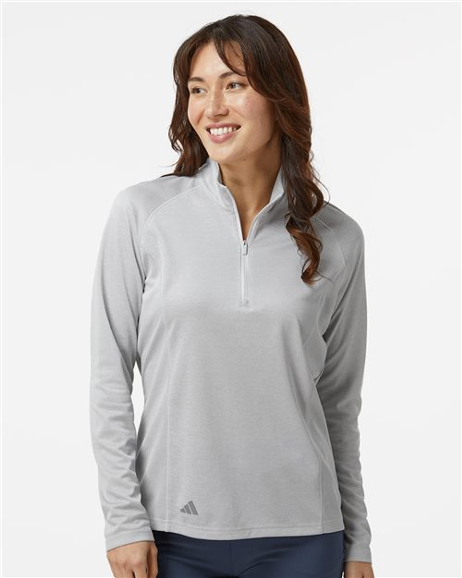 Women's Space Dyed Quarter-Zip Pullover [A594]