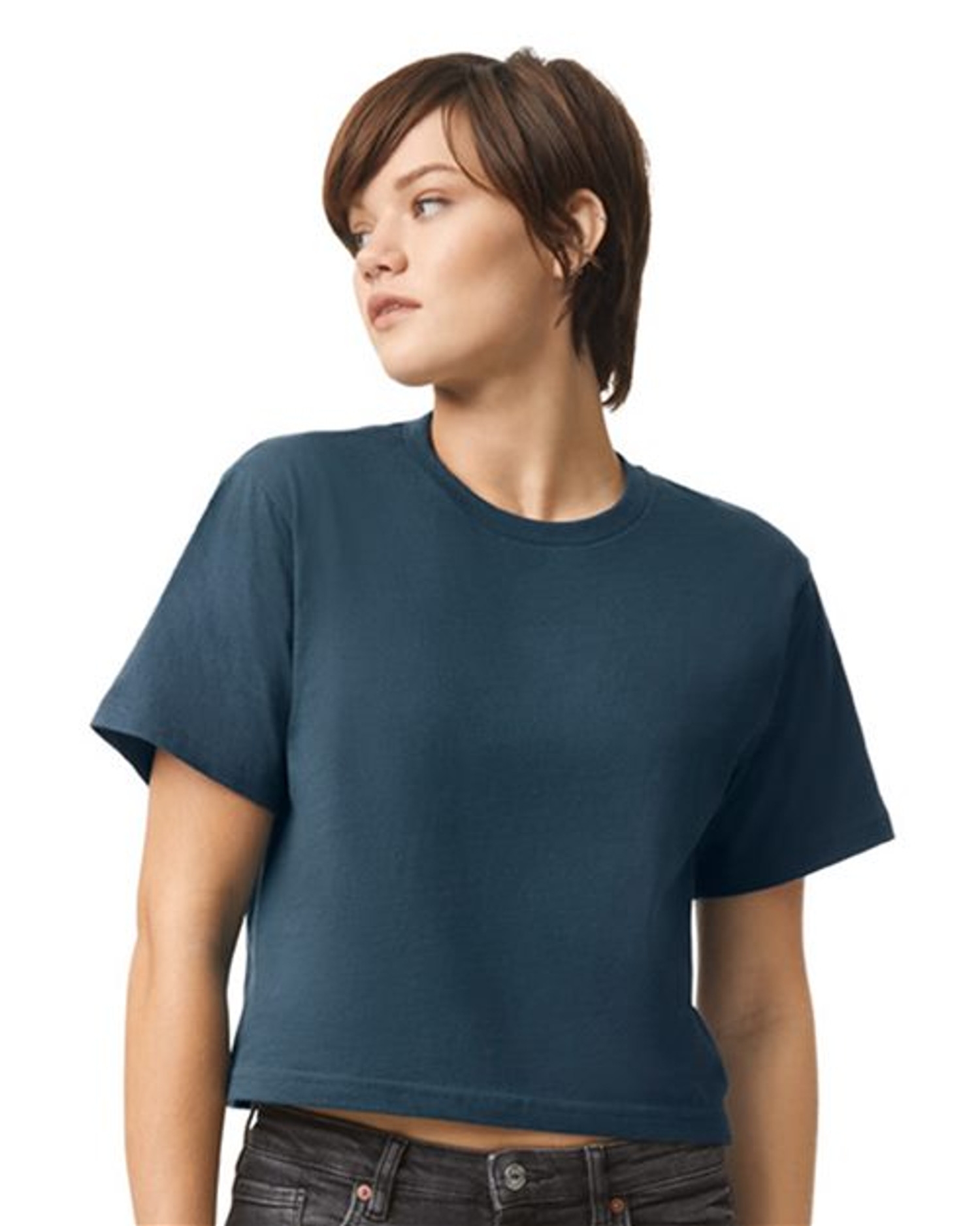 Women's Fine Jersey Boxy Tee [102]