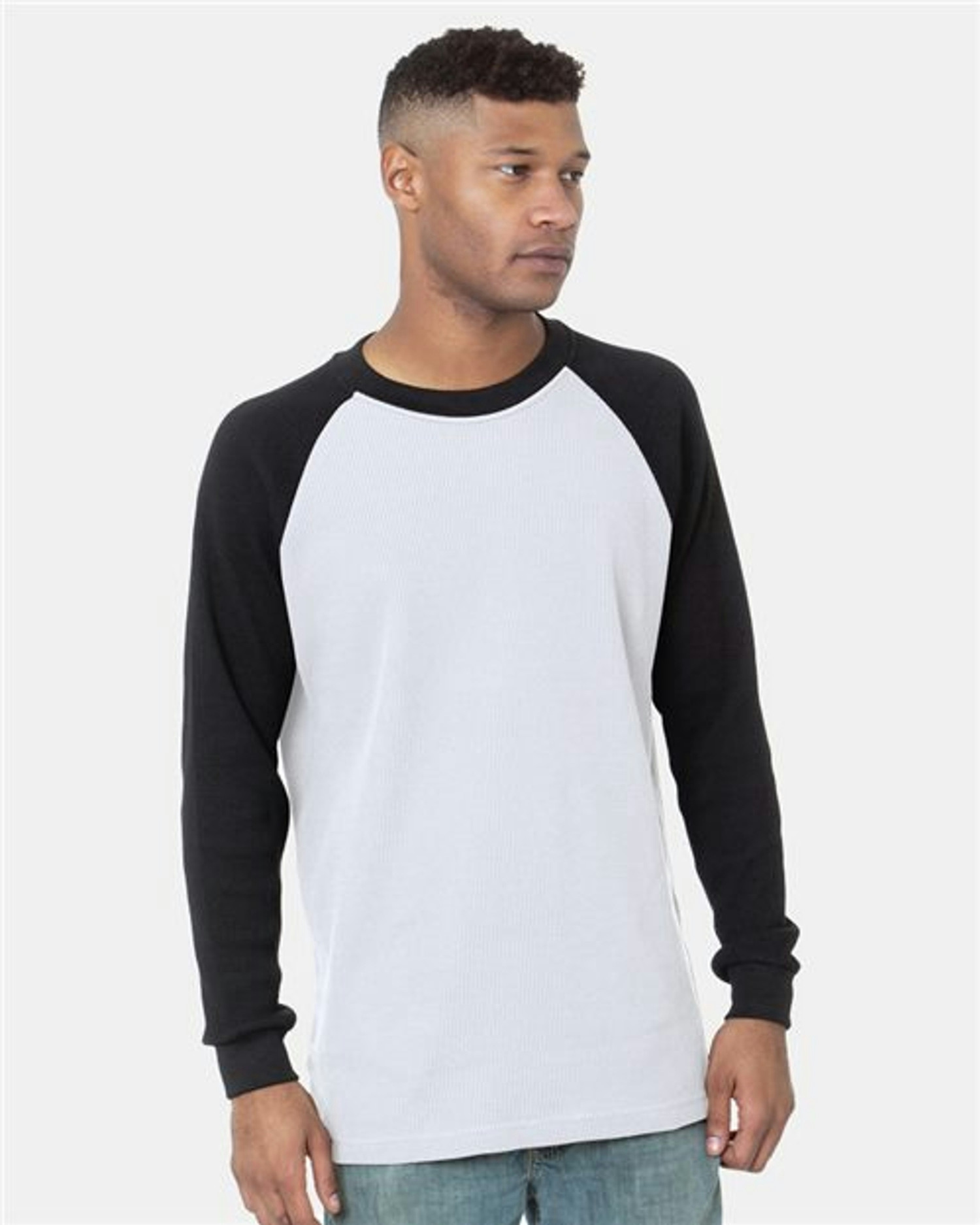 USA-Made Heavyweight Waffle Knit Thermal Raglan T-Shirt [8211]