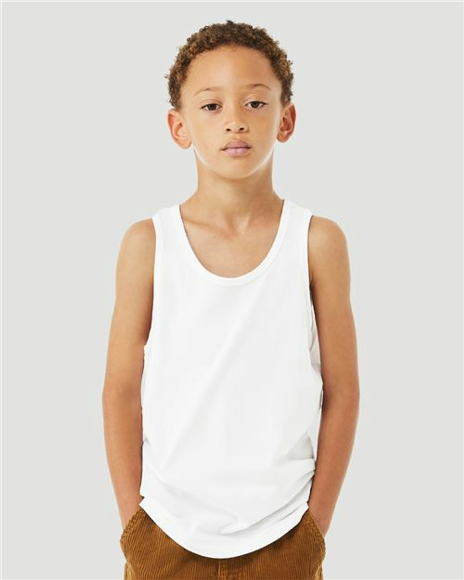 Youth Heather CVC Tank [3480YCVC]