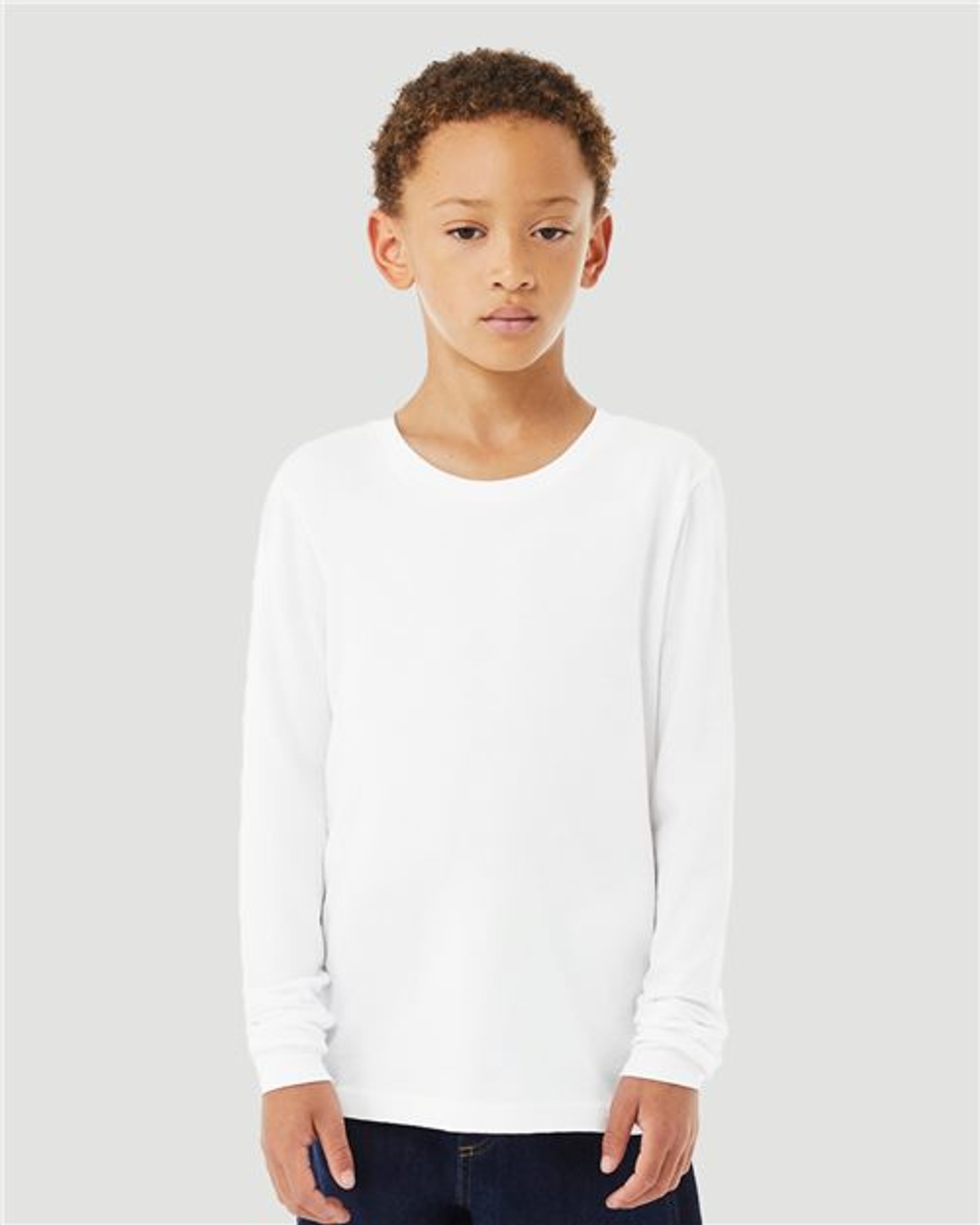 Youth Heather CVC Long Sleeve Tee [3501YCVC]