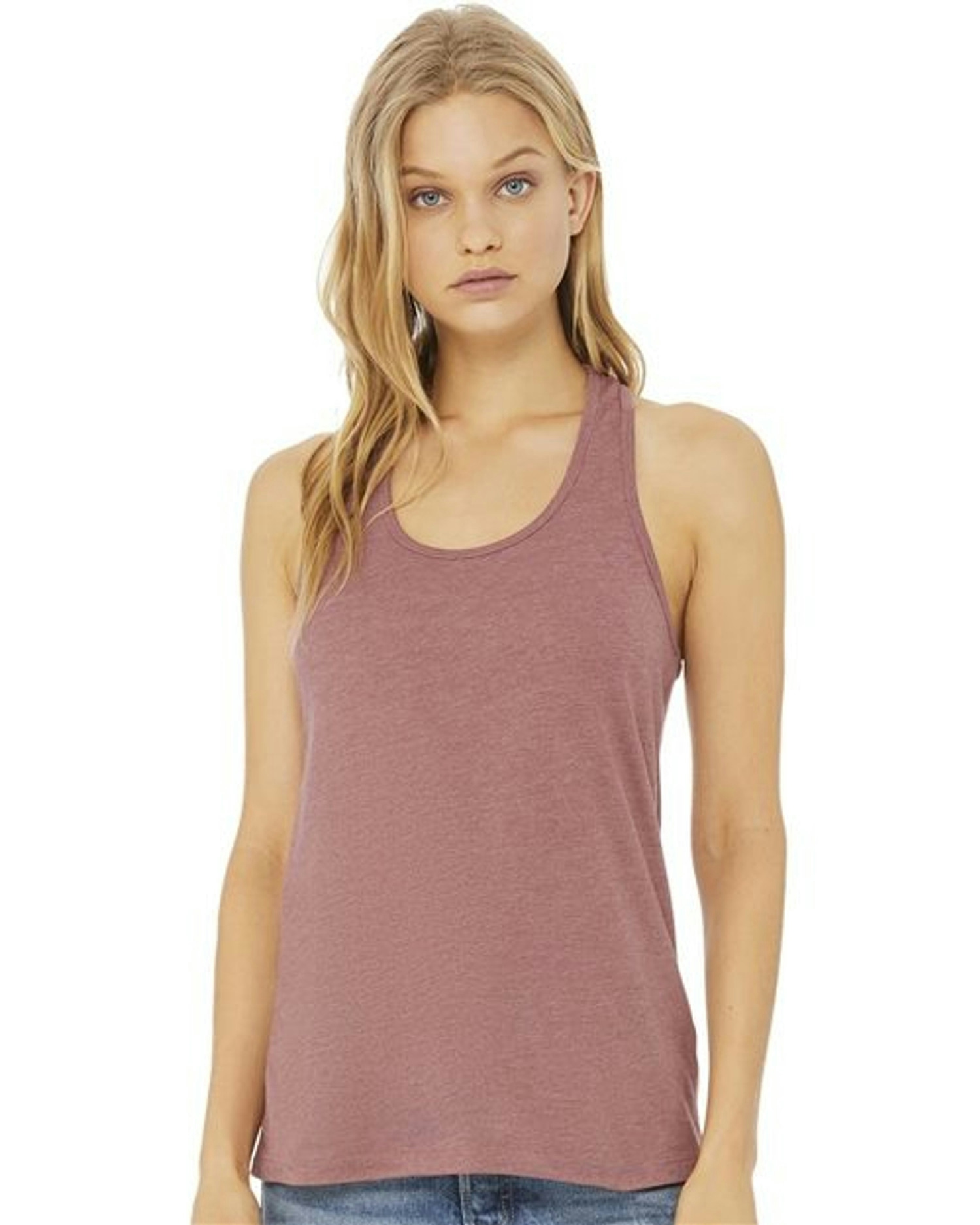 Women's Jersey Racerback Tank [6008]