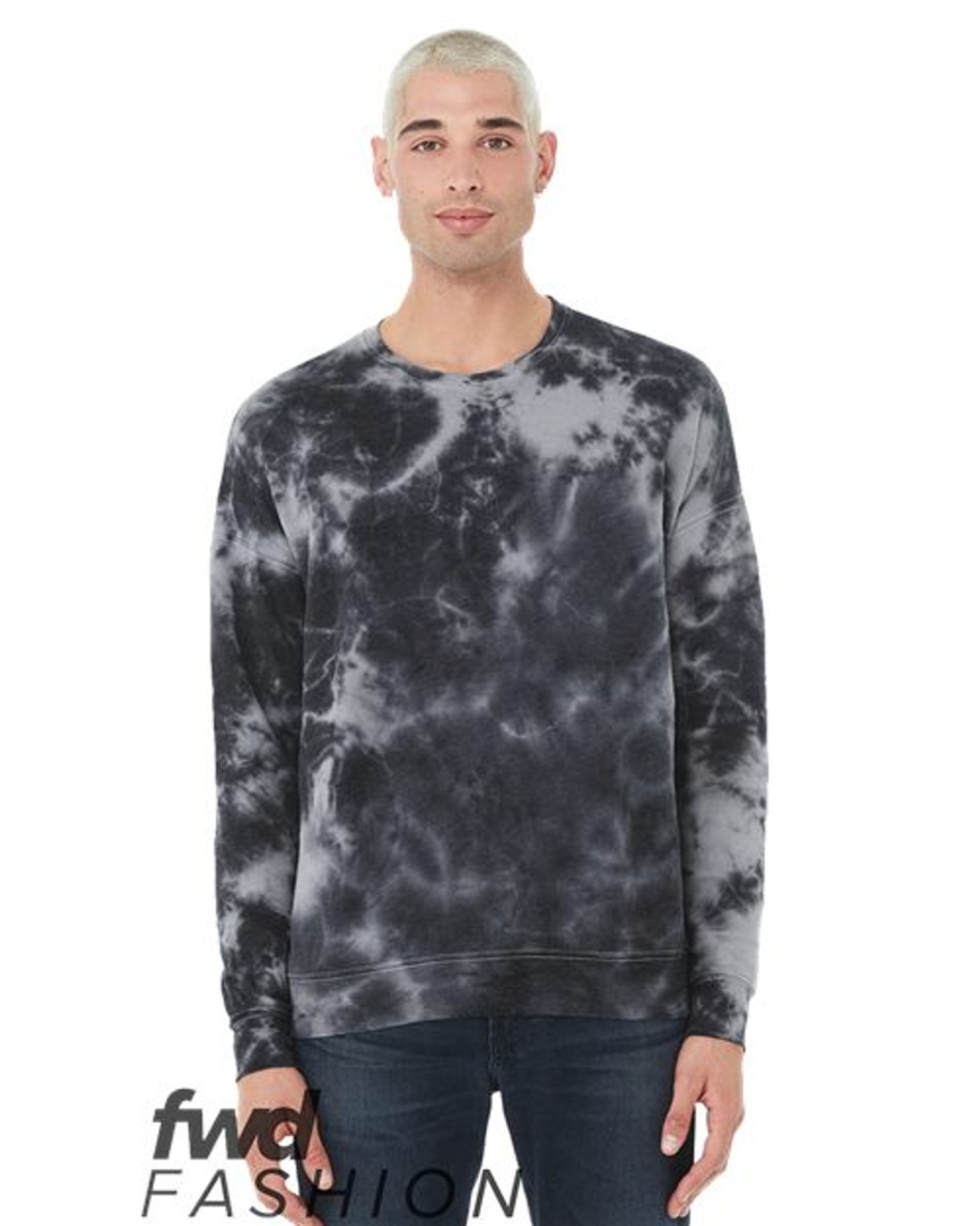 FWD Fashion Tie-Dyed Crewneck Sweatshirt [3945RD]