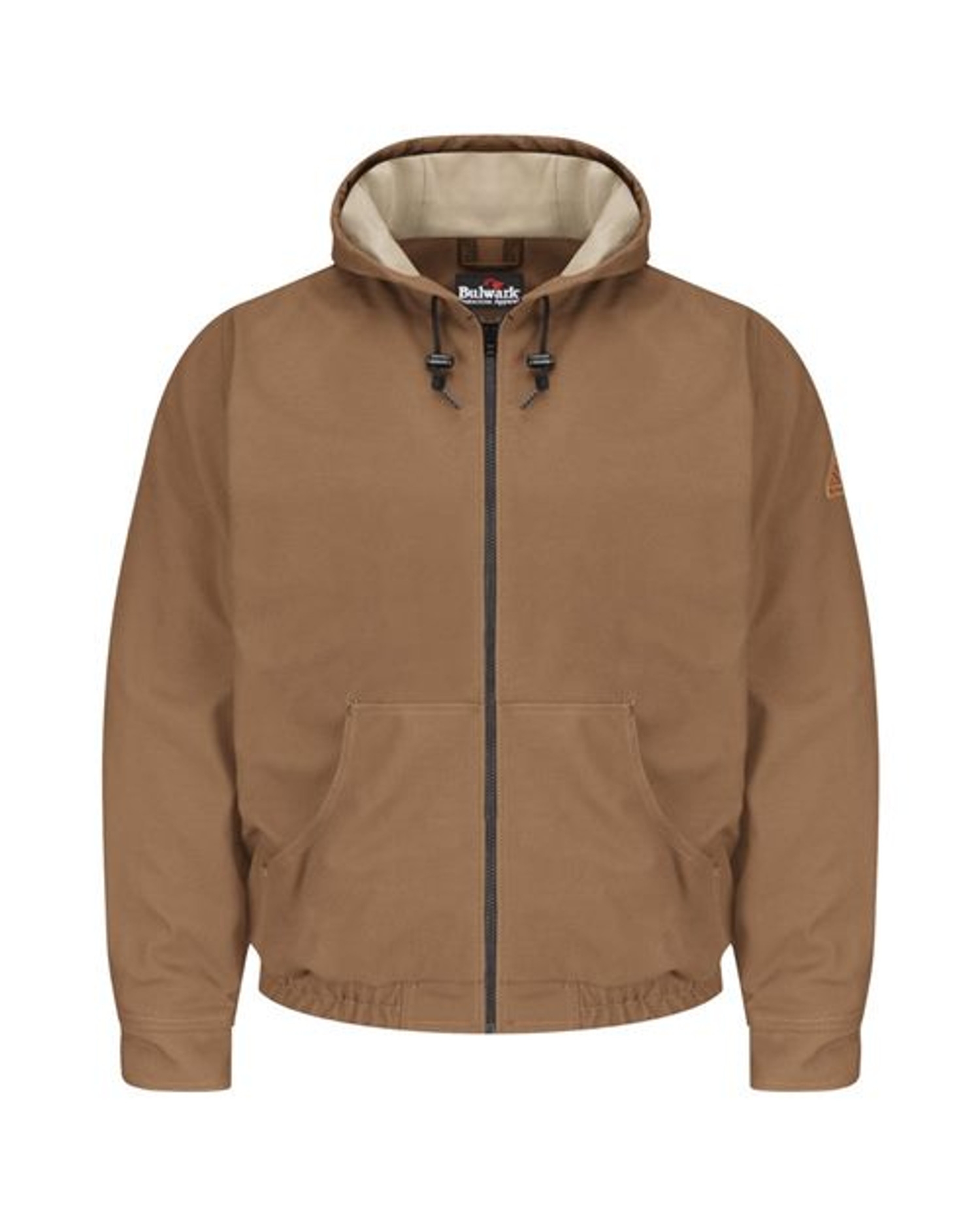 Brown Duck Hooded Jacket - EXCEL FR® ComforTouch® - Tall Sizes [JLH4T]