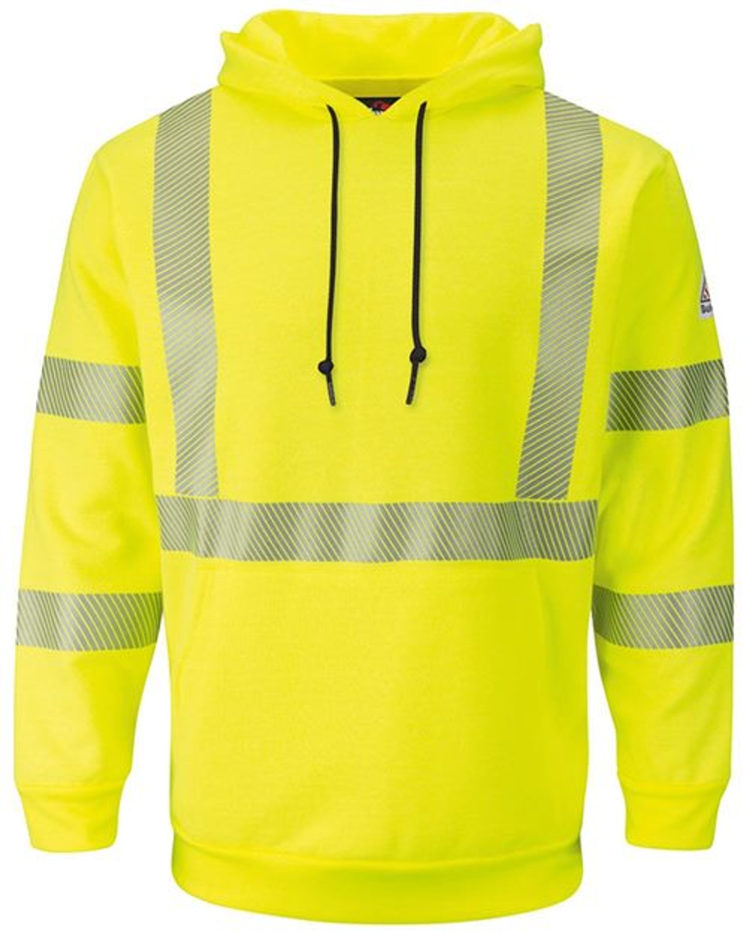 Hi-Visibility Pullover Hooded Fleece Sweatshirt - Tall Sizes [SMH4T]