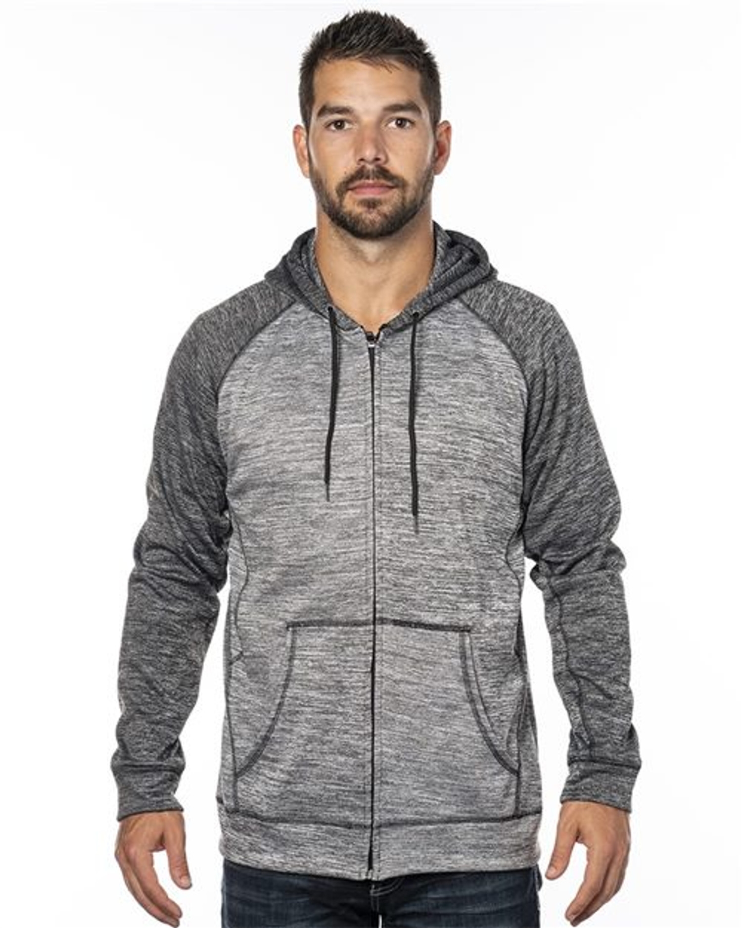 Performance Raglan Full-Zip Sweatshirt [8660]