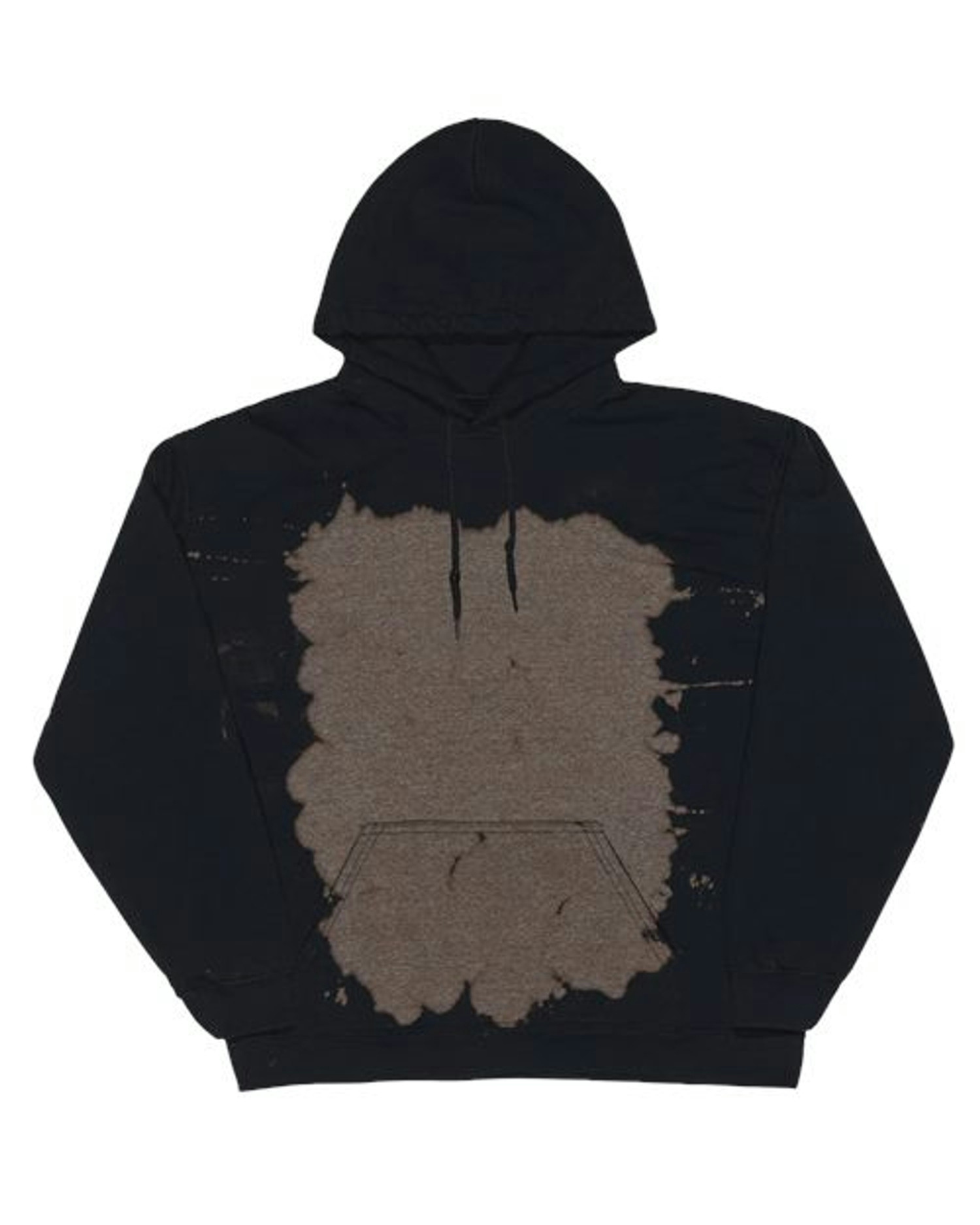 Essential Fleece Bleach Wash Hooded Sweatshirt [680BW]