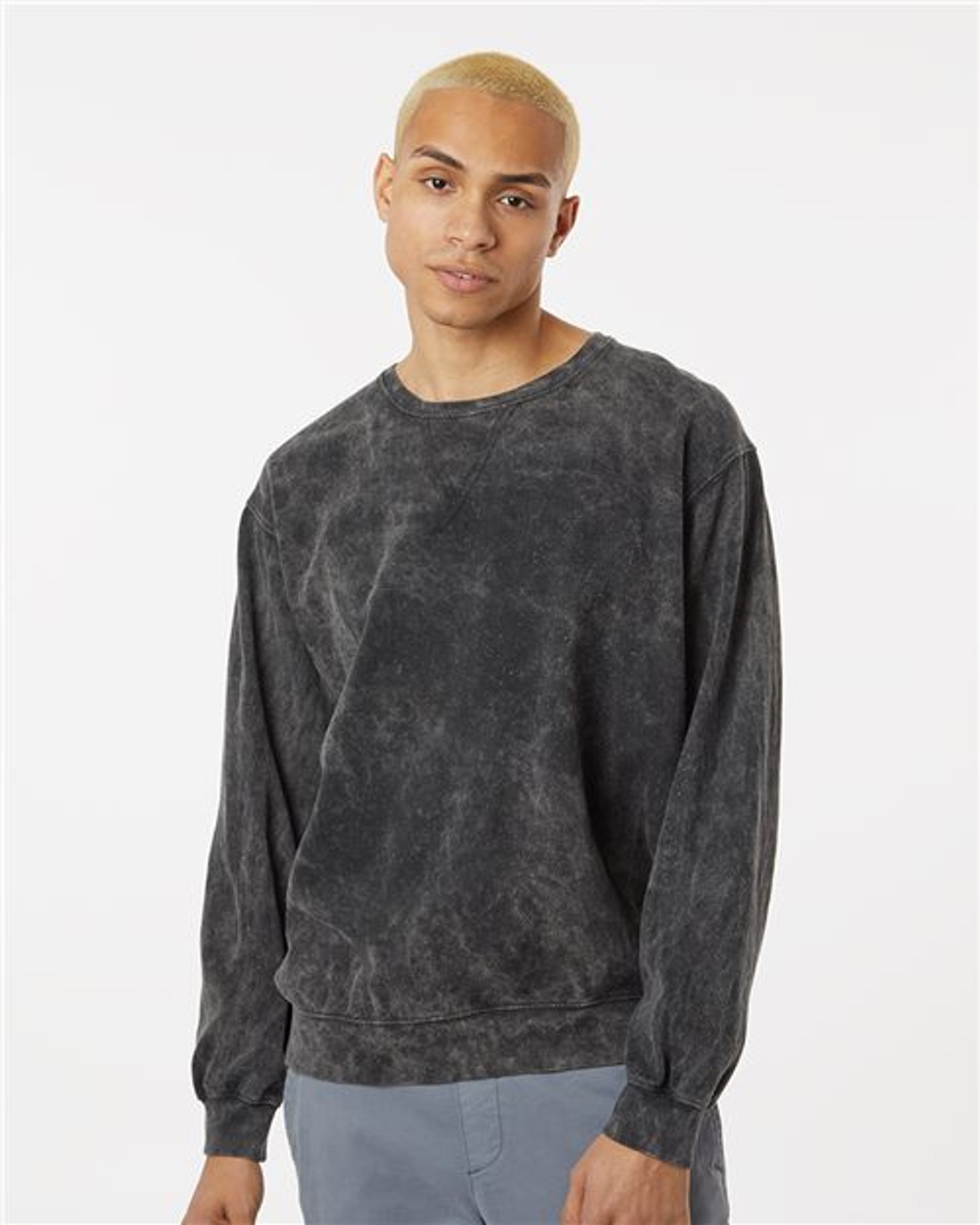 Premium Fleece Mineral Wash Crewneck Sweatshirt [845MW]