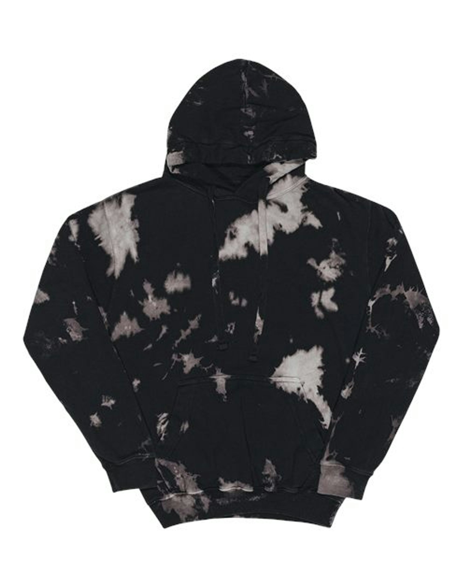 Premium Fleece Bleach Wash Hooded Sweatshirt [854BW]