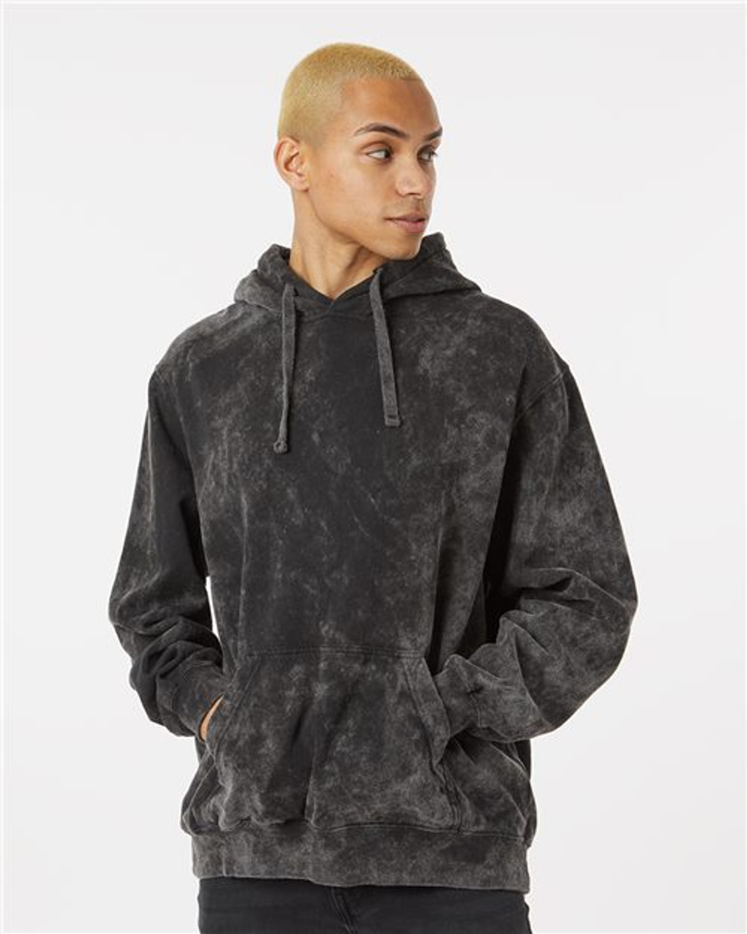 Premium Fleece Mineral Wash Hooded Sweatshirt [854MW]