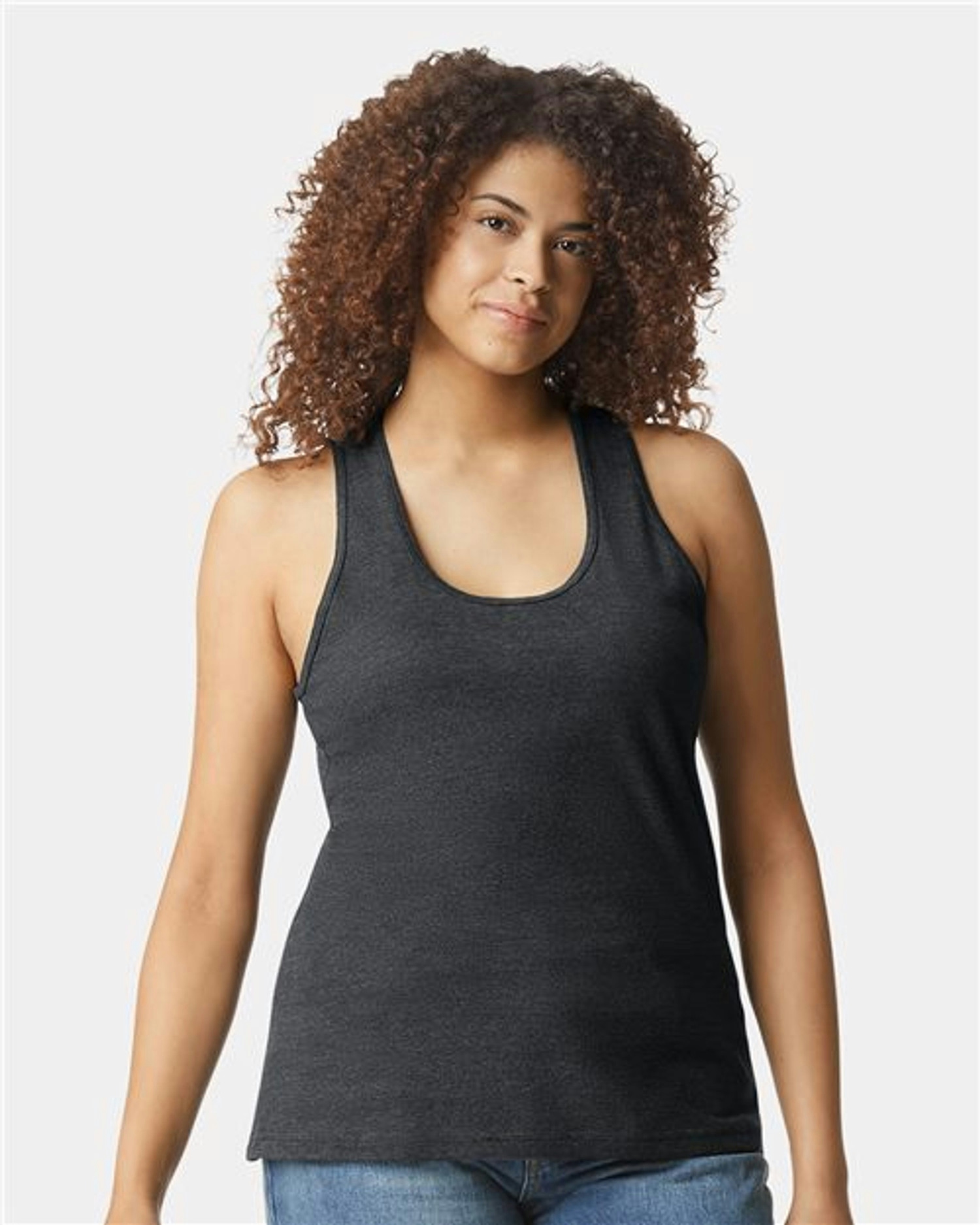 Softstyle® Women’s CVC Racerback Tank Top [67200L]