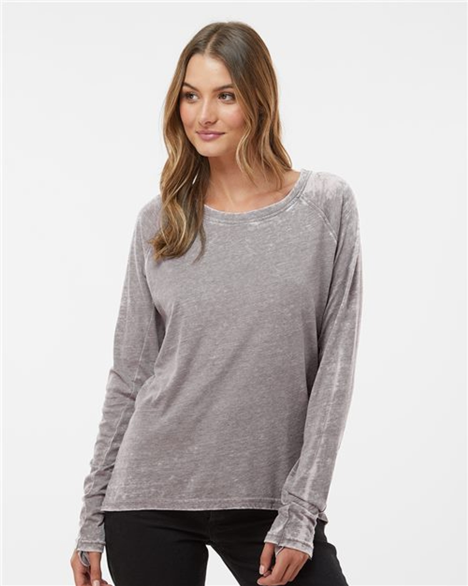 Women’s Zen Jersey Hi-Low Long Sleeve T-Shirt [8118]