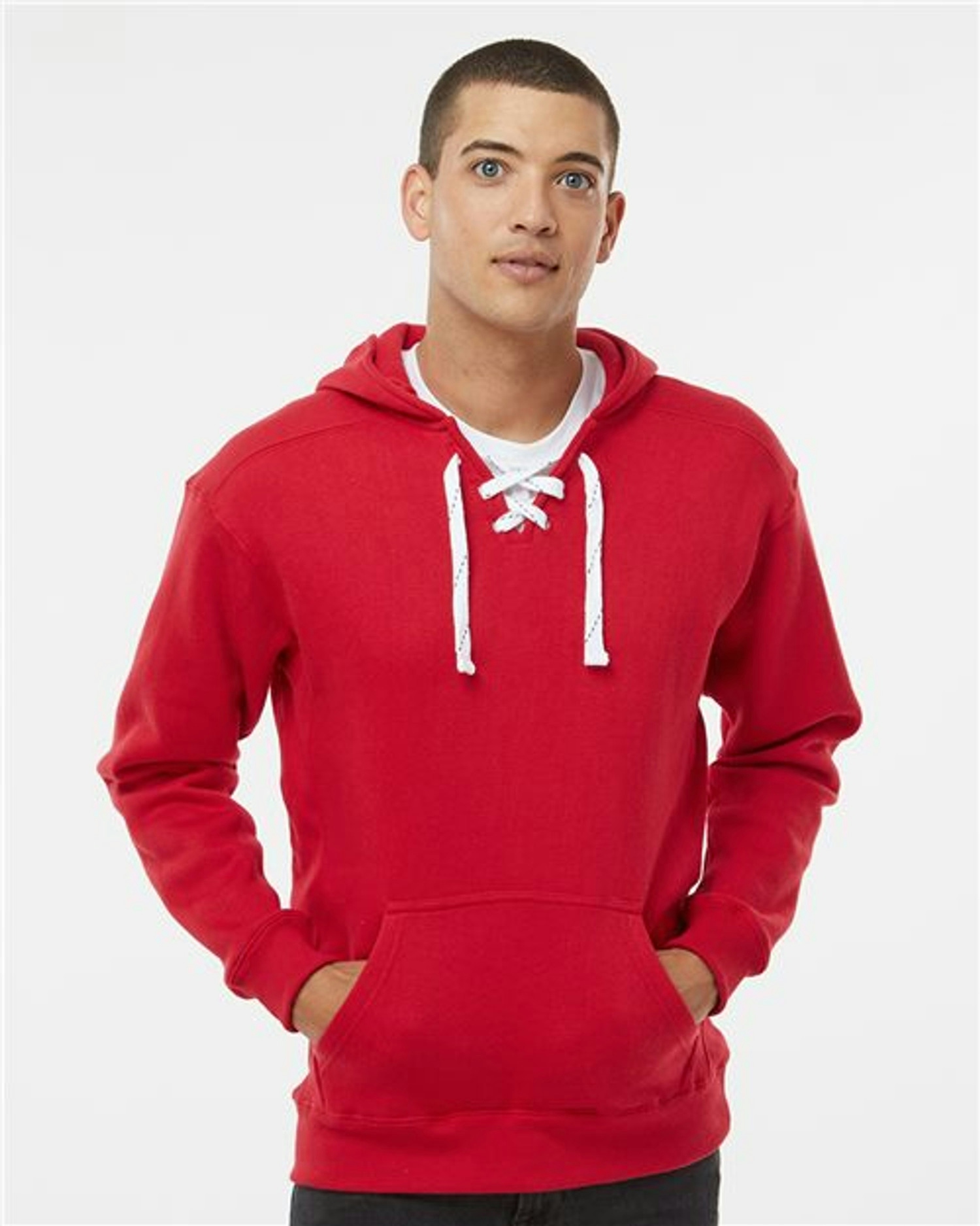 Sport Lace Hooded Sweatshirt [8830]