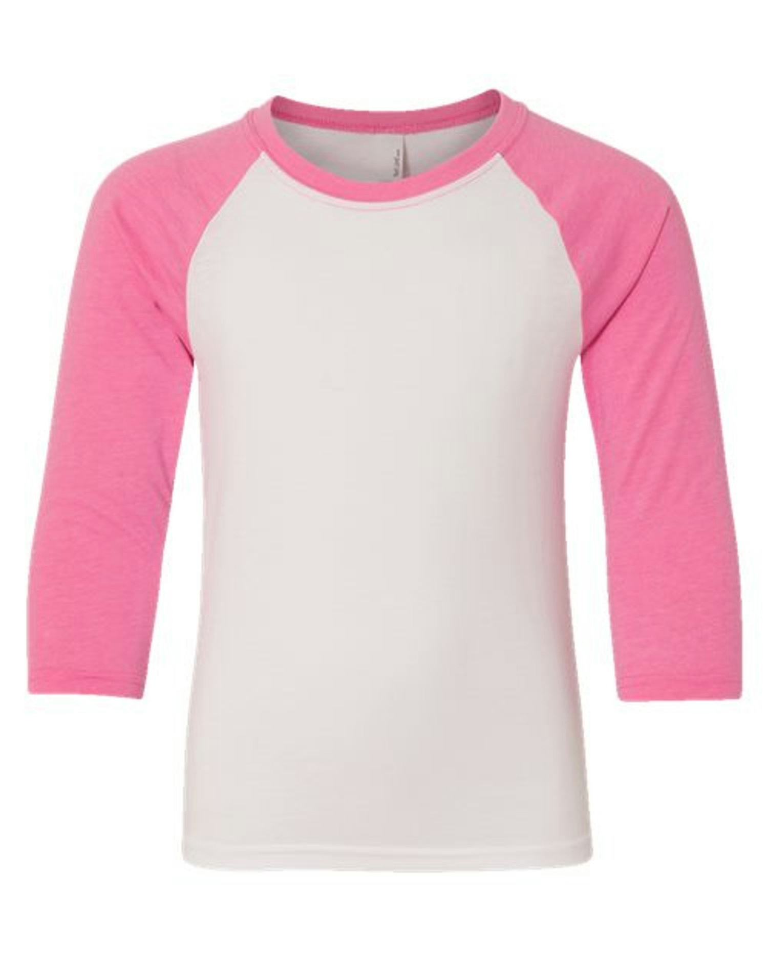 Youth CVC Three-Quarter Sleeve Raglan T-Shirt [3352]