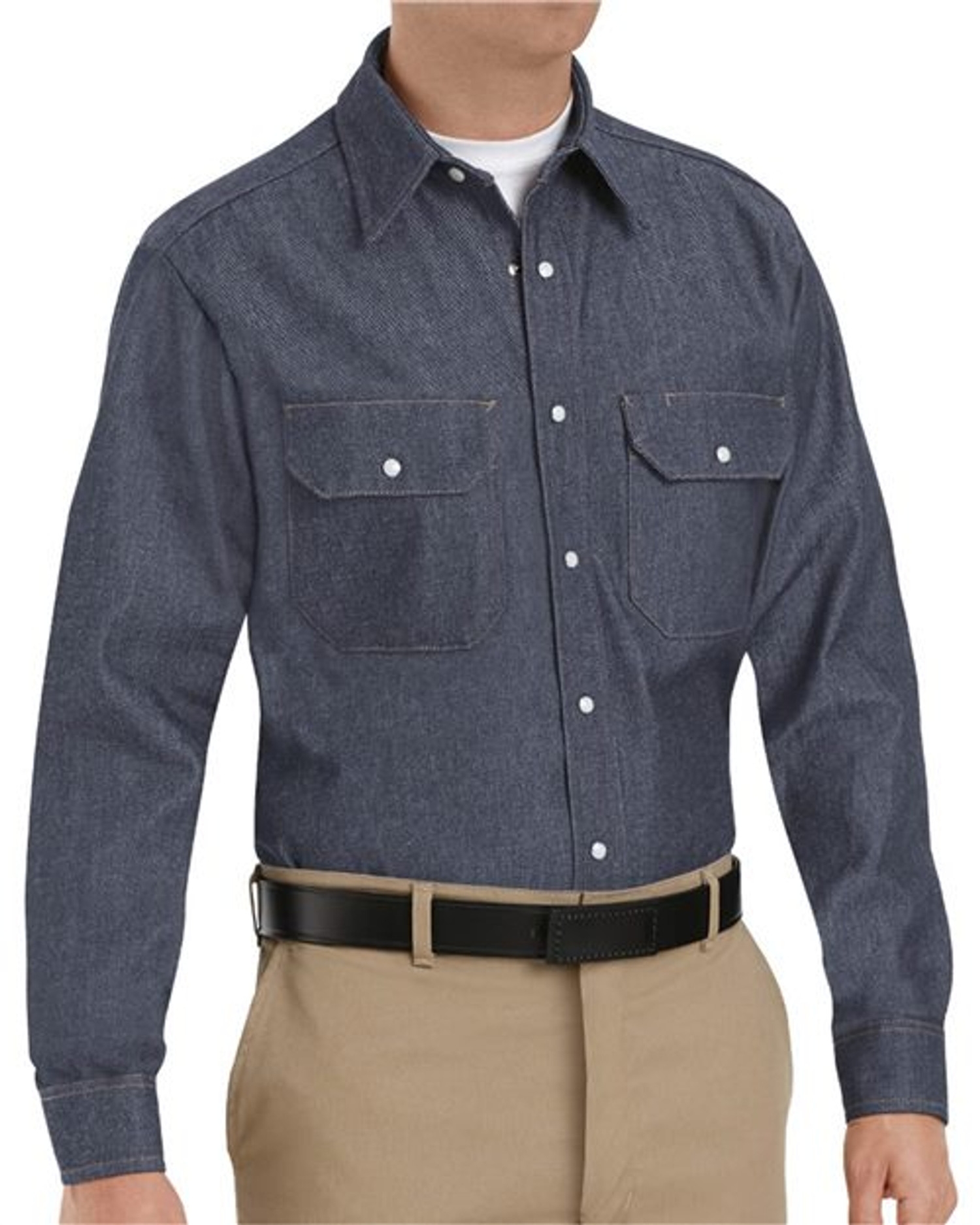 Deluxe Denim Long Sleeve Shirt - Tall Sizes [SD78T]