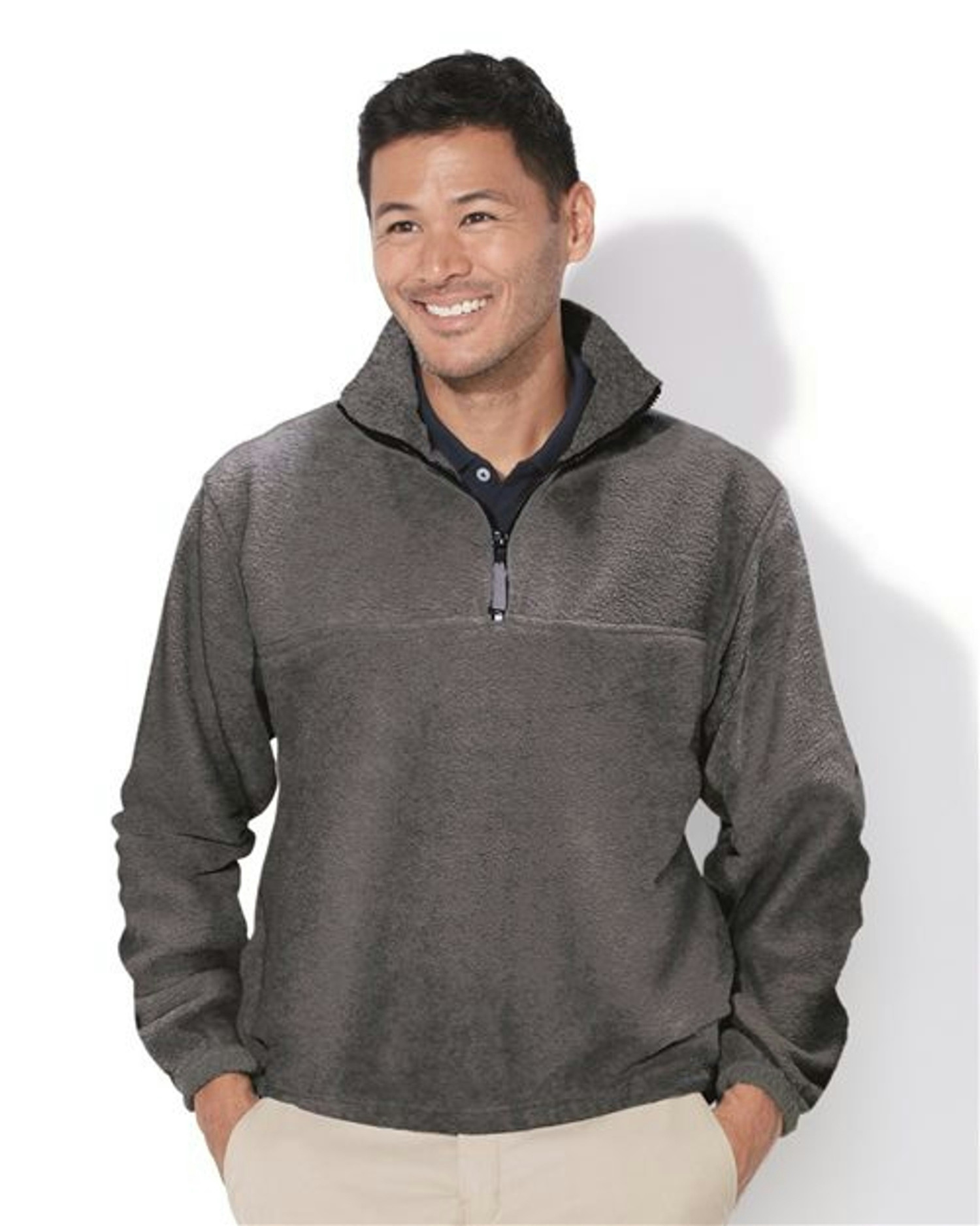 Fleece Quarter-Zip Pullover [3051]