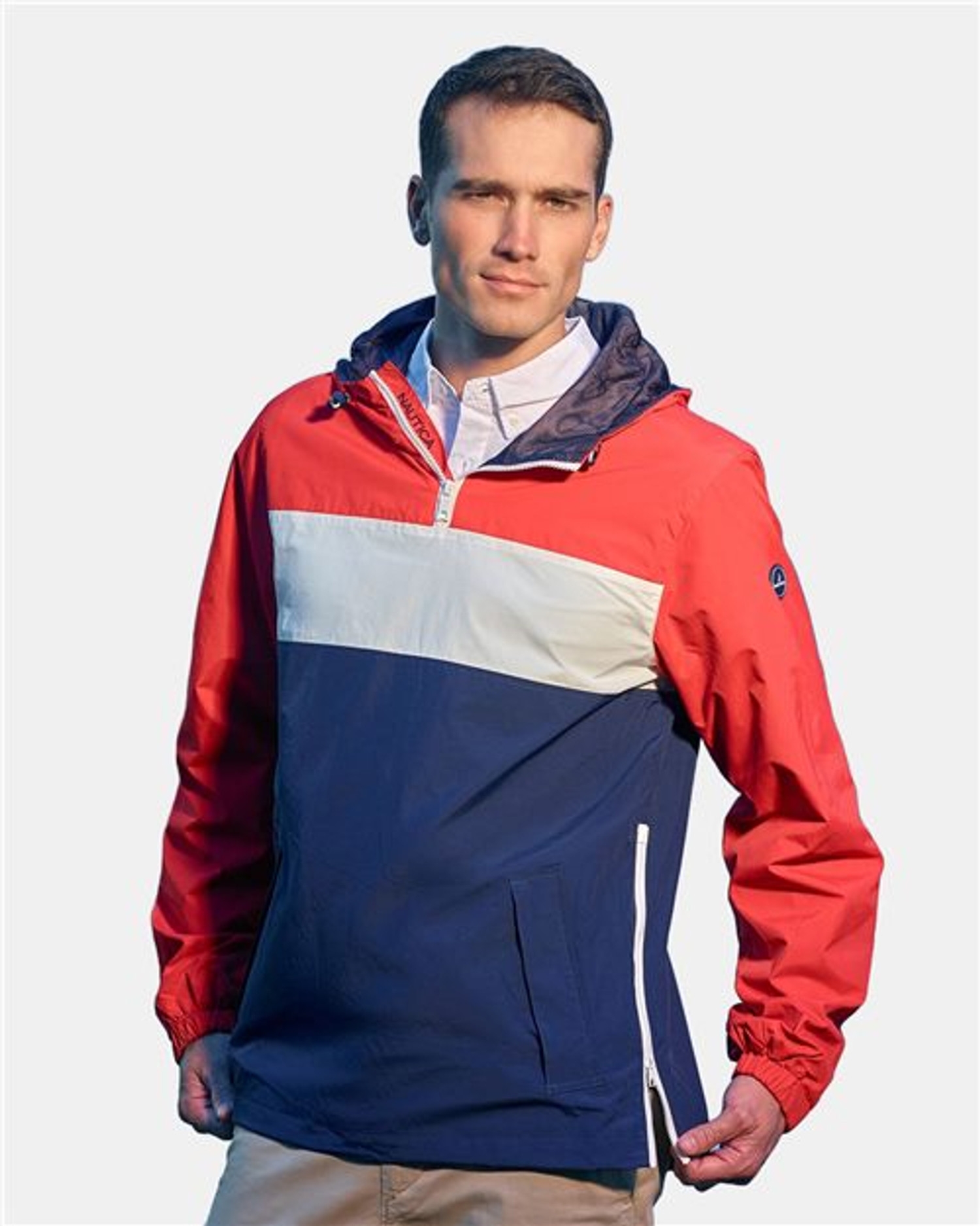 Windward Anorak Hooded Quarter-Zip Jacket [N17174]