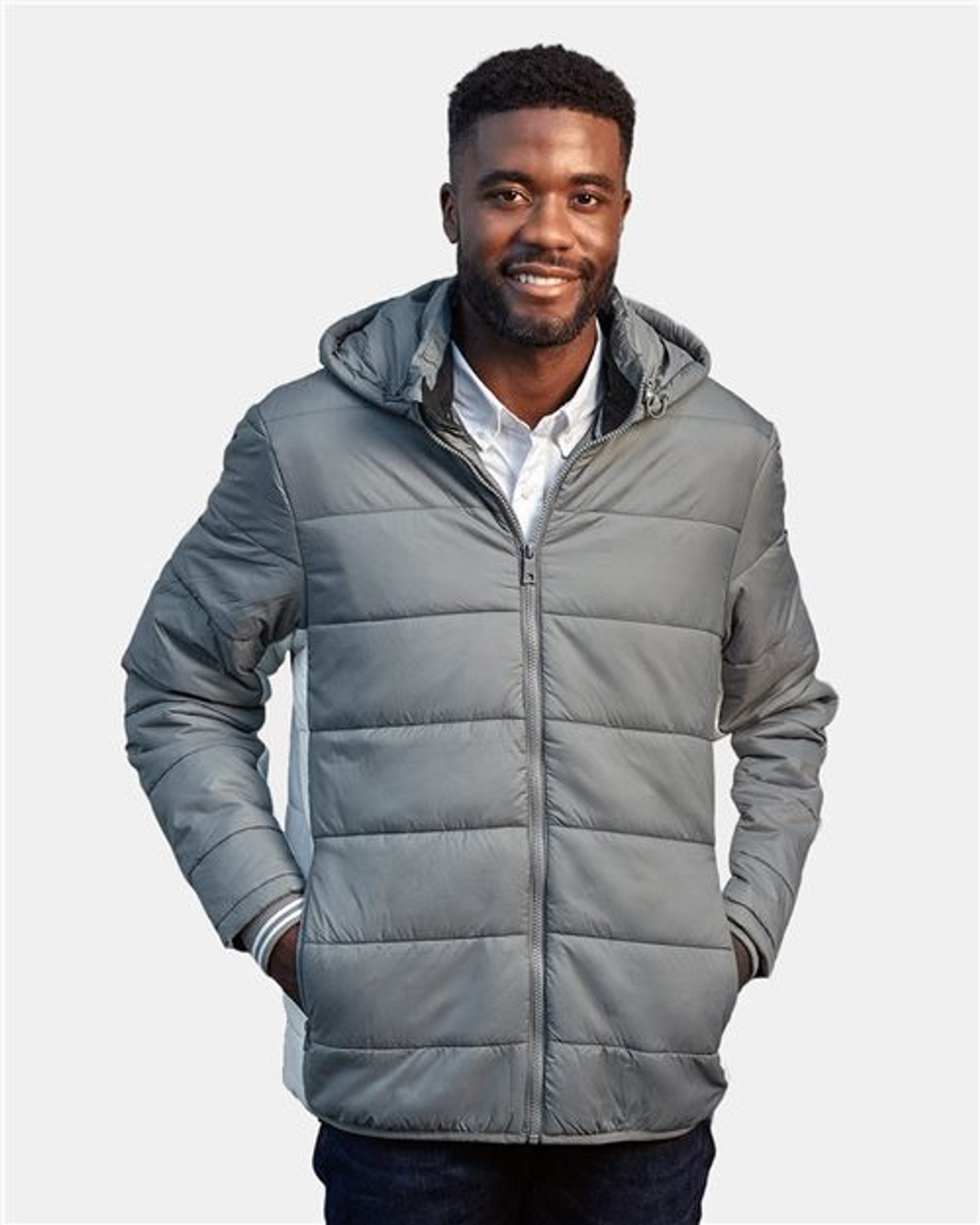 Nautical Mile Hooded Puffer Jacket [N17186]