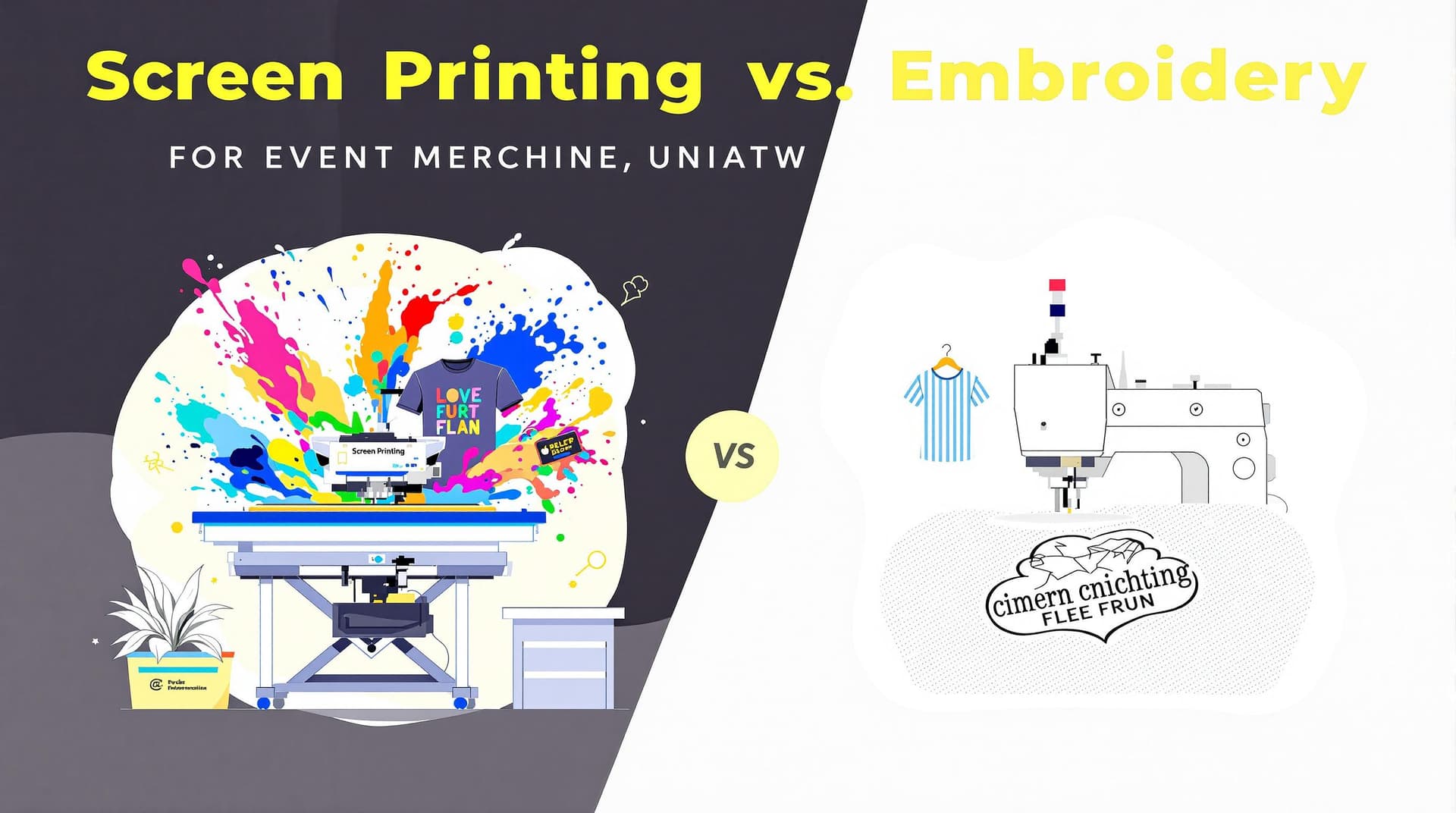 Cover image for Screen Printing vs. Embroidery for Events