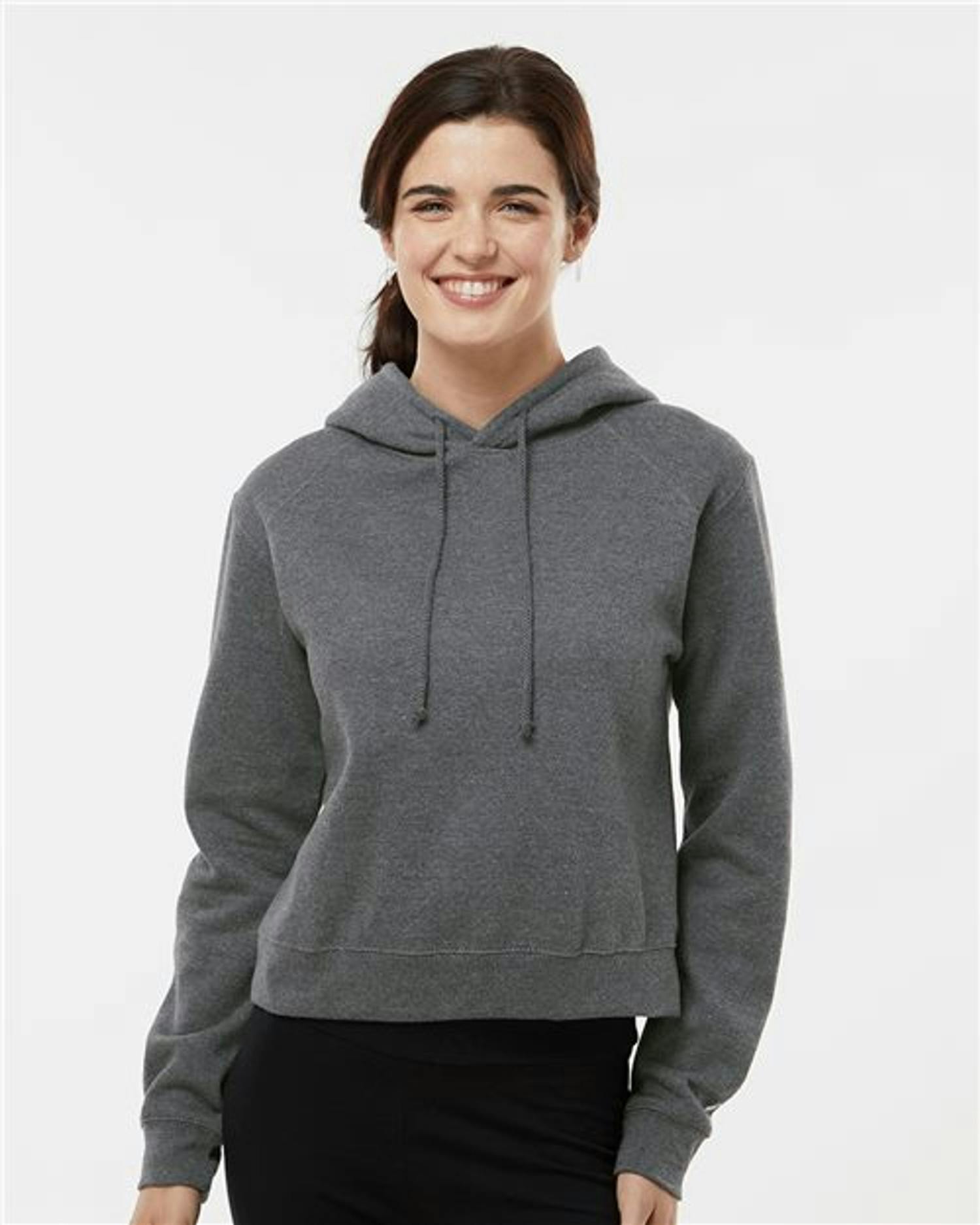 Heather Hooded Long Sleeve T-Shirt