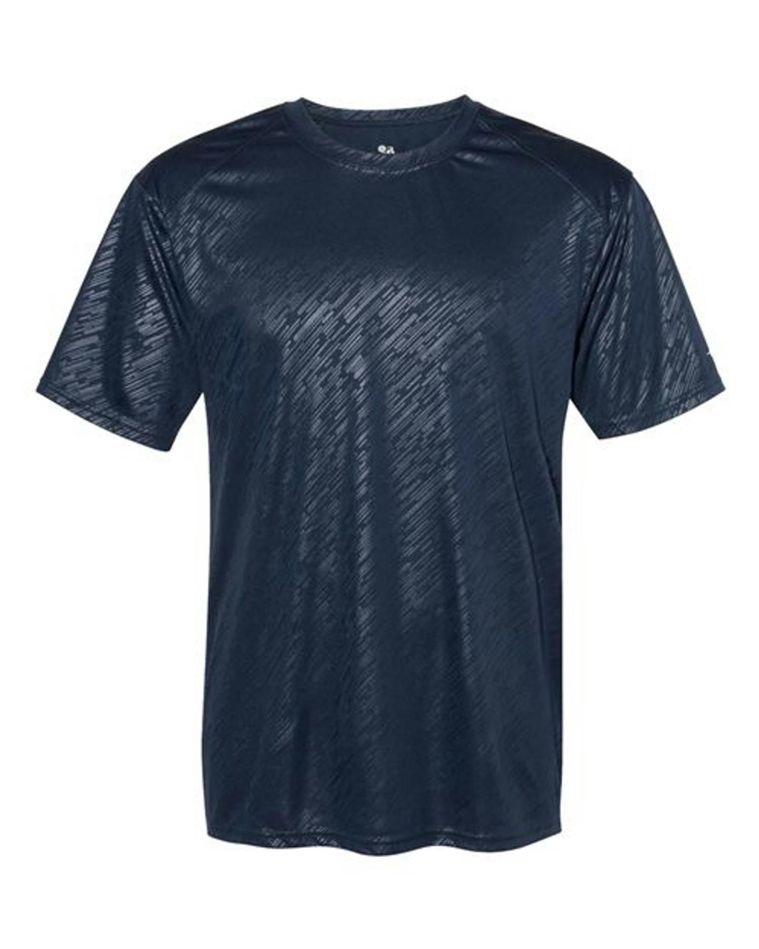 Line Embossed T-Shirt