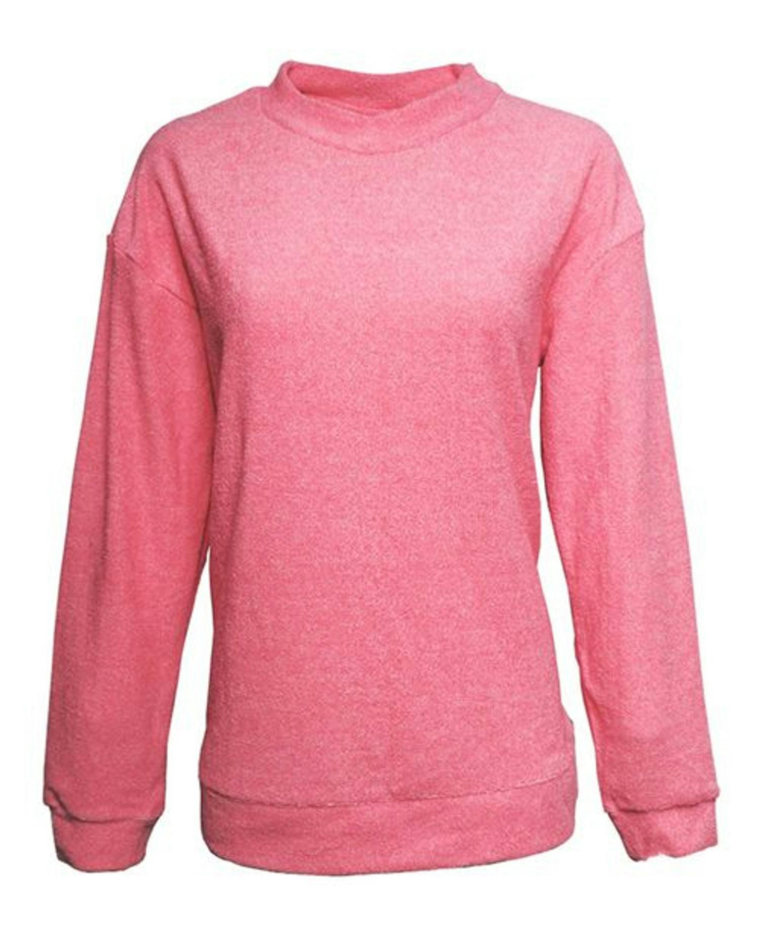 Women's Weekend Terry Mock Neck Pullover