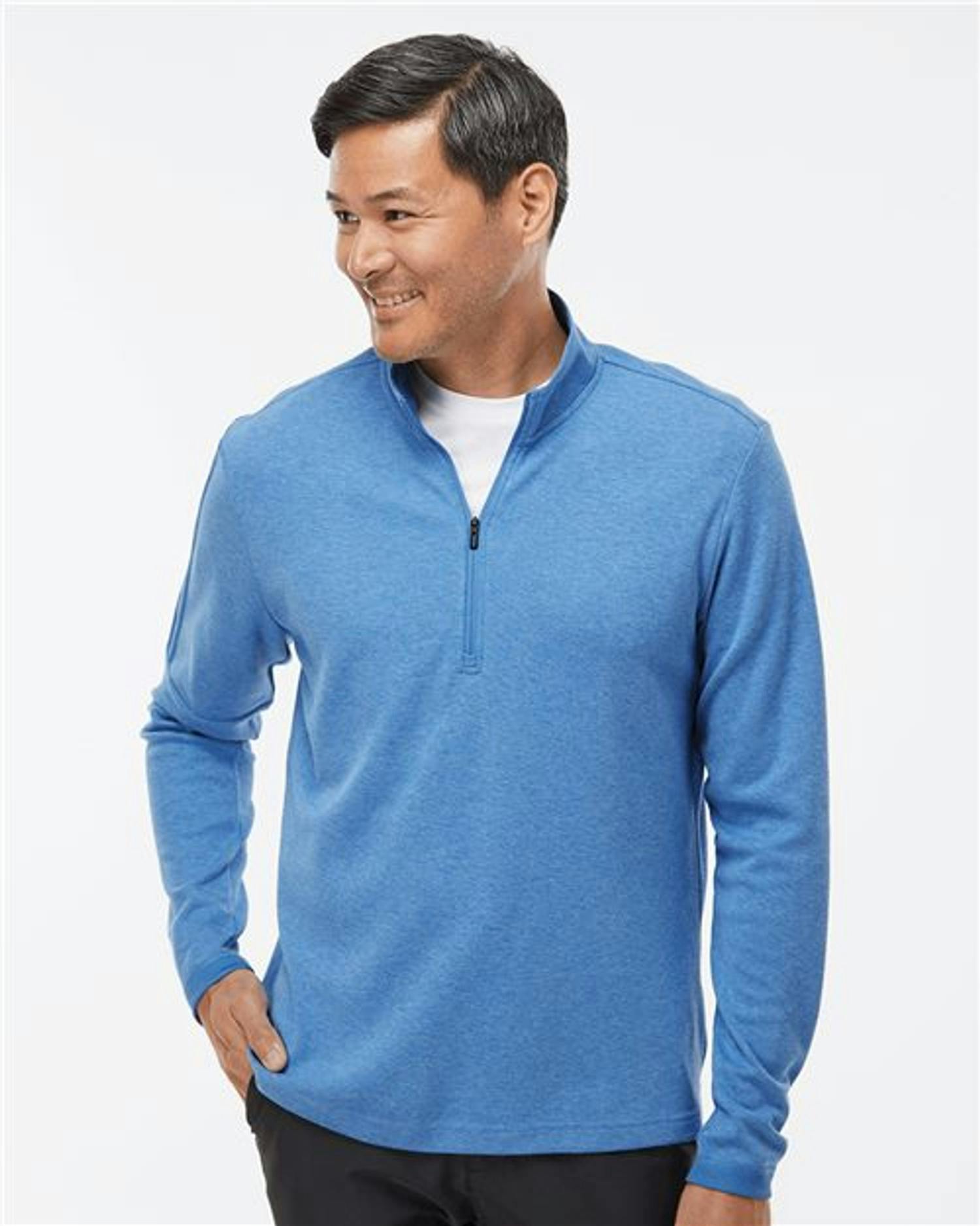 3-Stripes Quarter-Zip Sweater