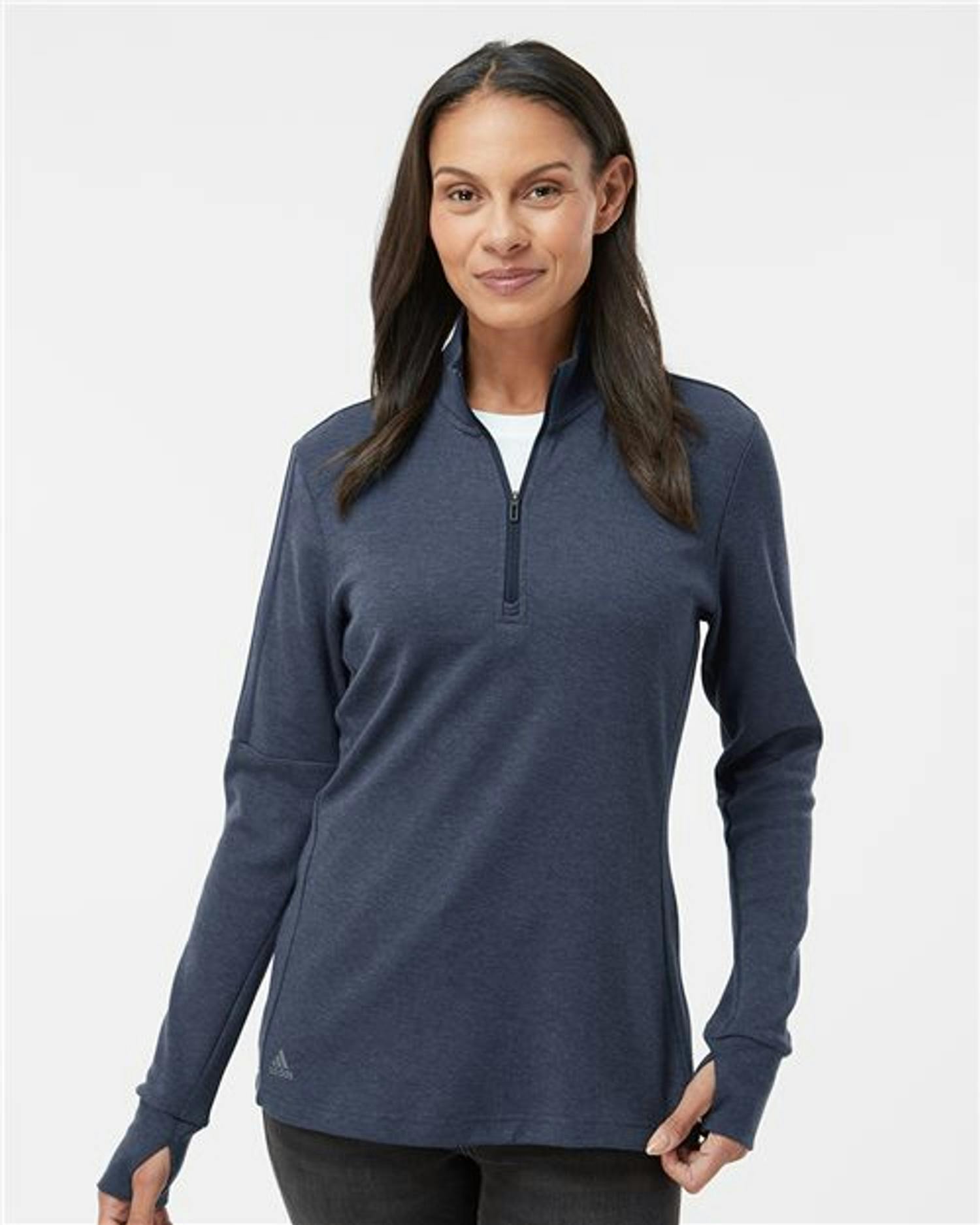 Women's 3-Stripes Quarter-Zip Sweater