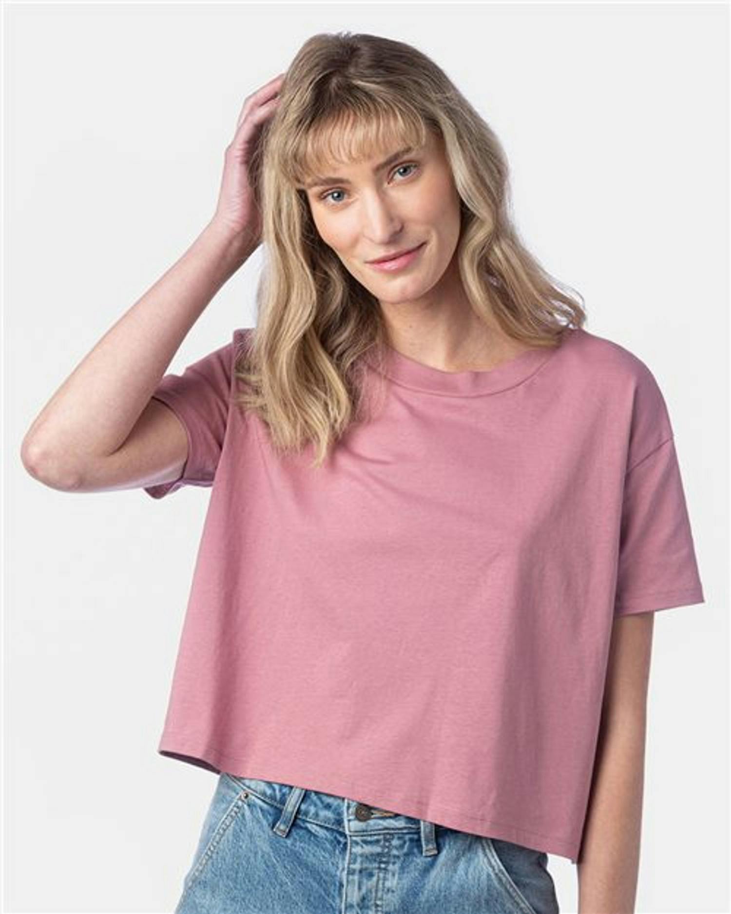 Women's Cotton Jersey Go-To Headliner Crop Tee