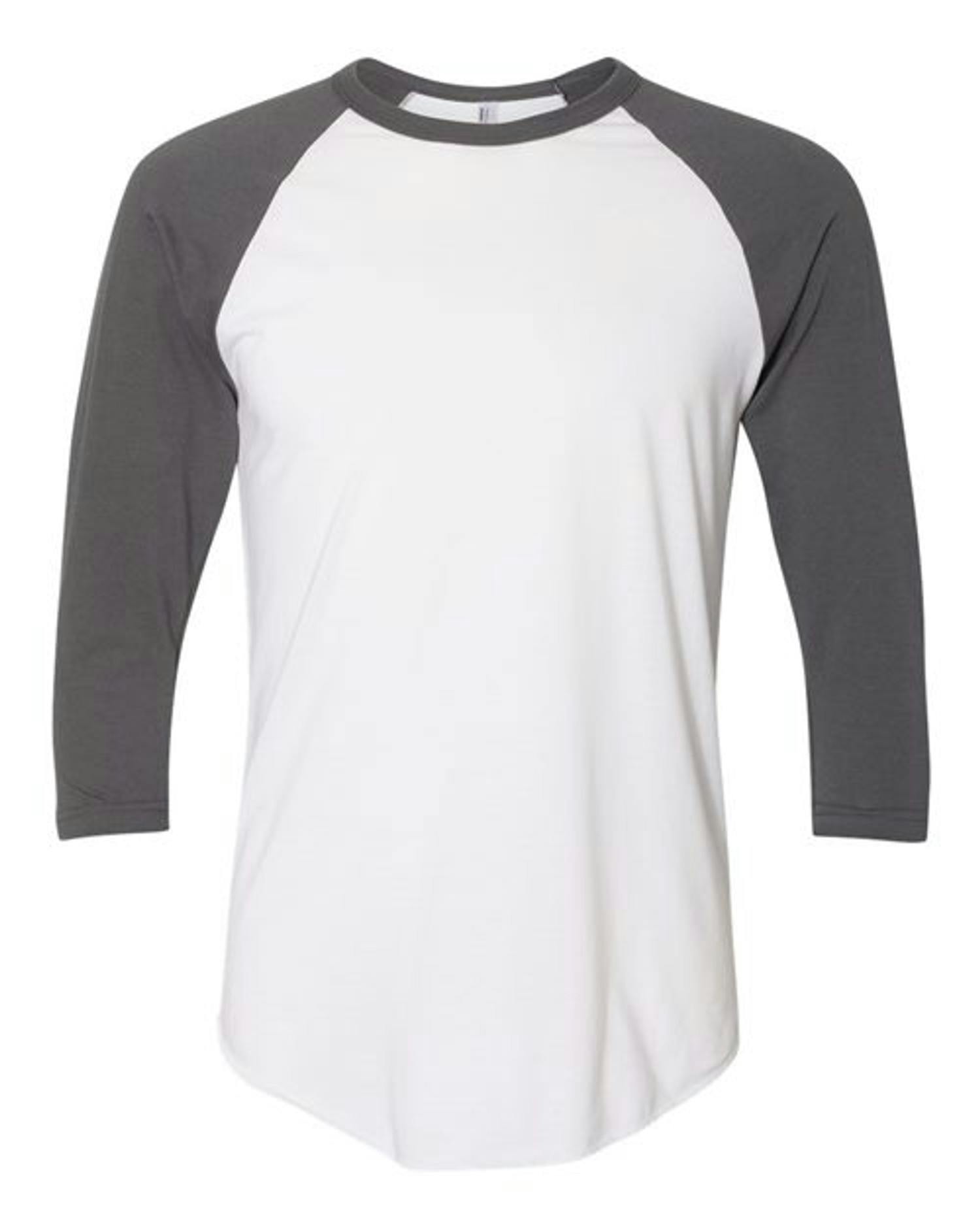 50/50 Raglan Three-Quarter Sleeve Tee