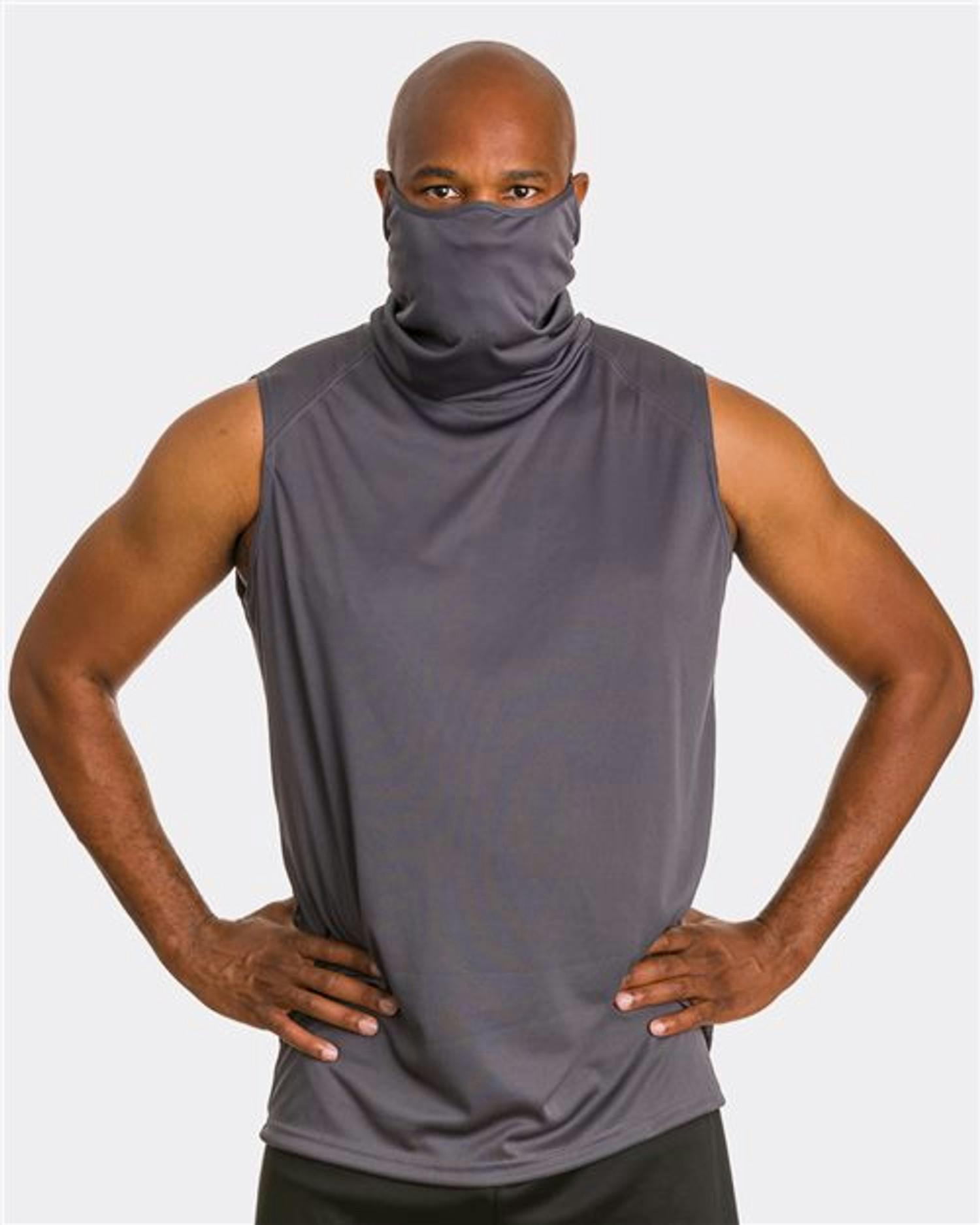 2B1 Sleeveless T-Shirt with Mask