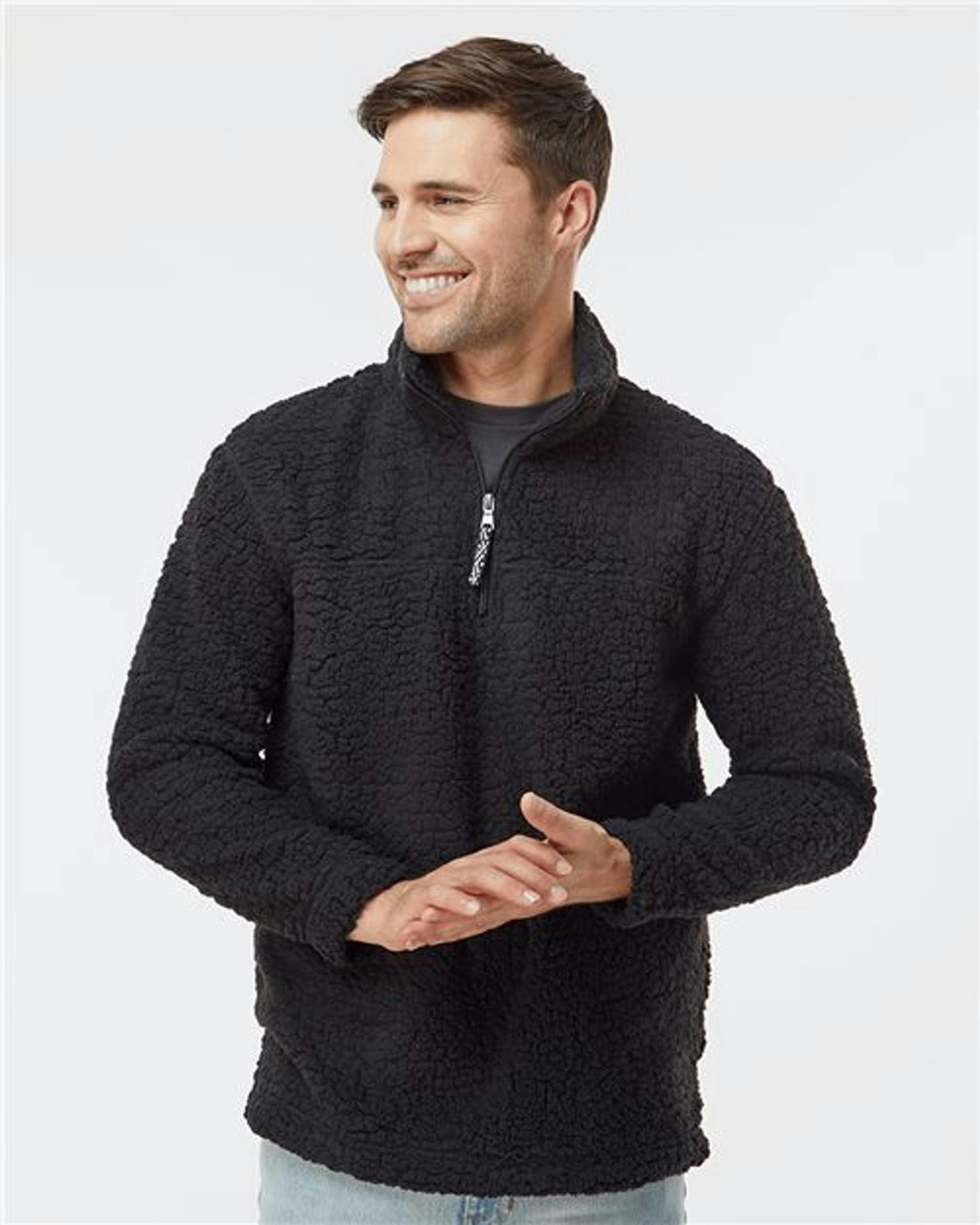 Sherpa Fleece Quarter-Zip Pullover