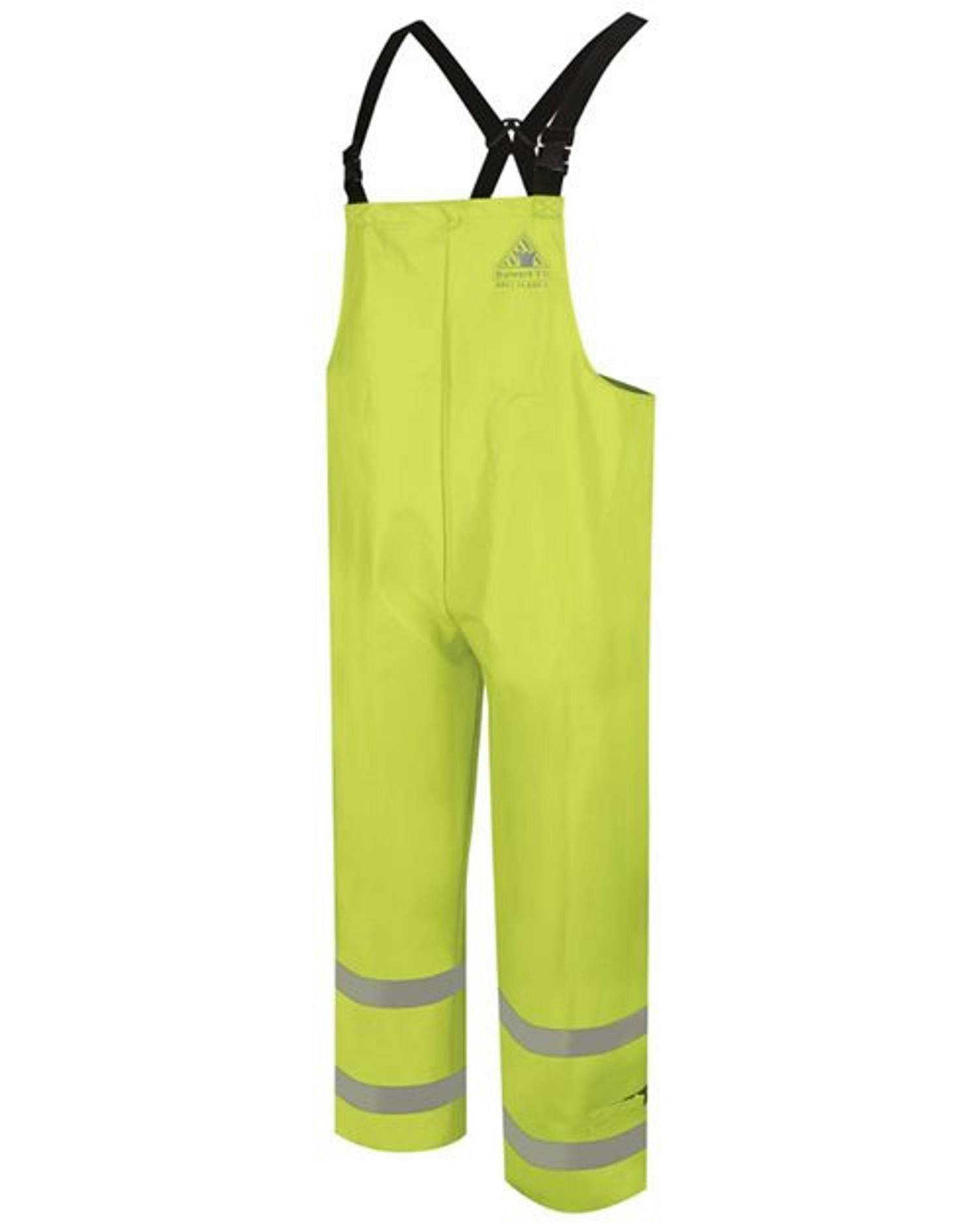 Hi-Visibility Flame-Resitant Rain Bib Overall - 13 oz.