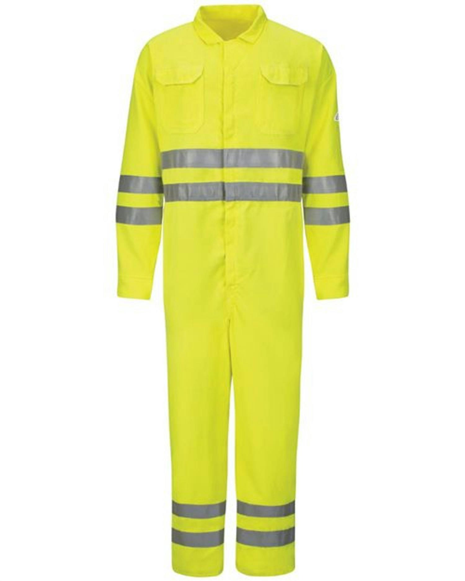 Hi-Vis Deluxe Coverall with Reflective Trim - CoolTouch® 2 - 7 oz.