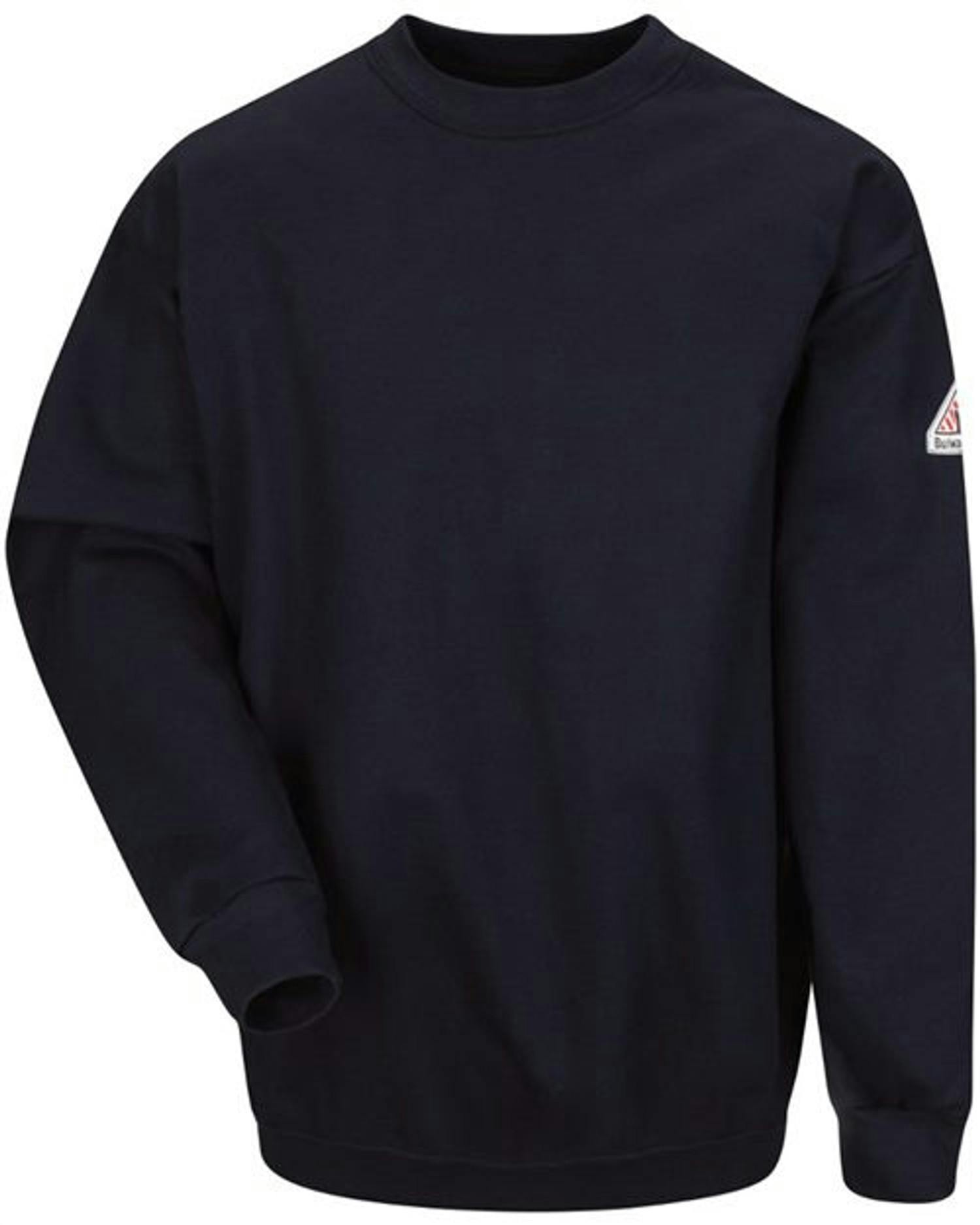 Pullover Crewneck Sweatshirt - Cotton/Spandex Blend